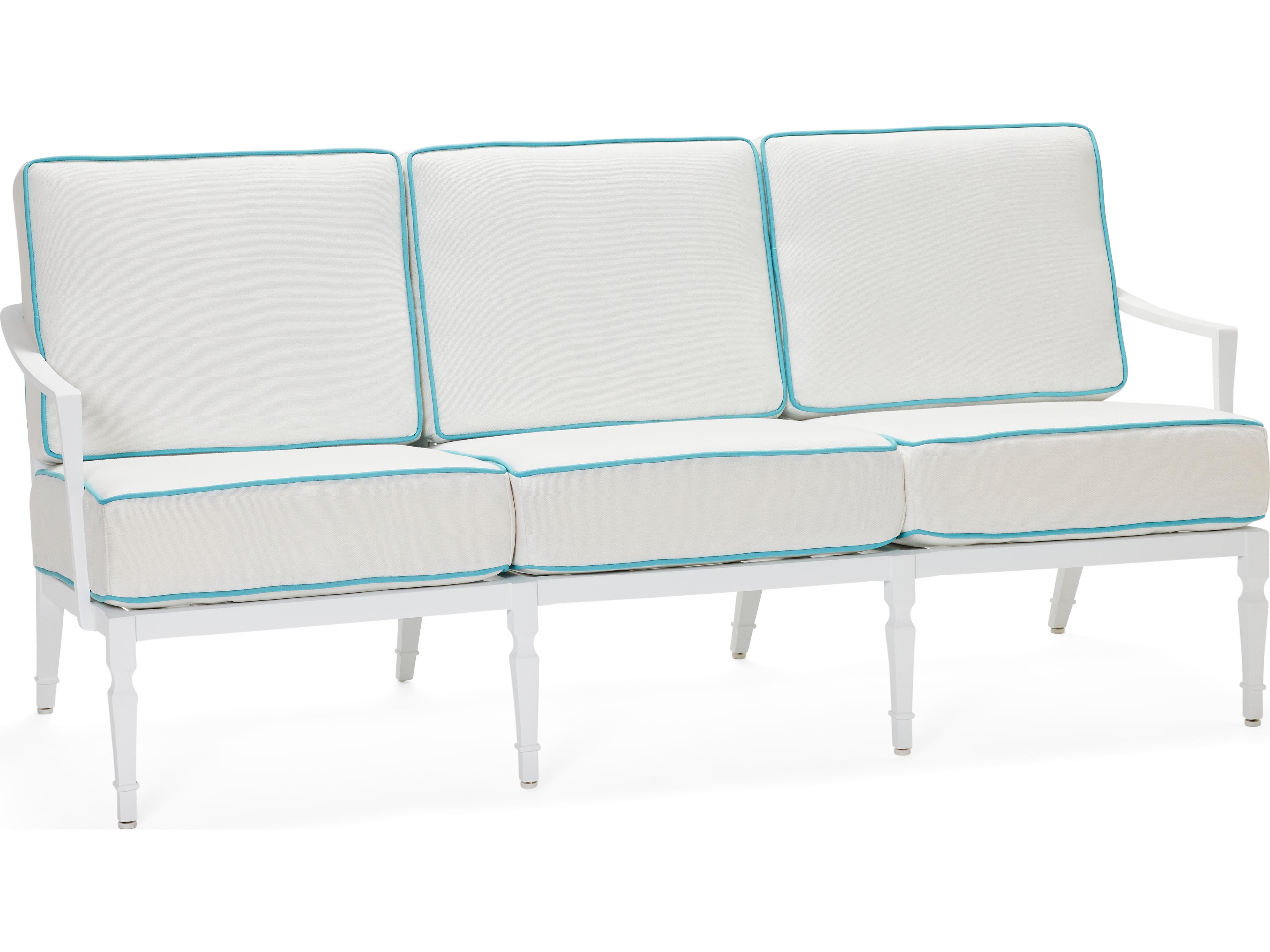 Tuoro Cast Aluminum Outdoor Patio Sofa