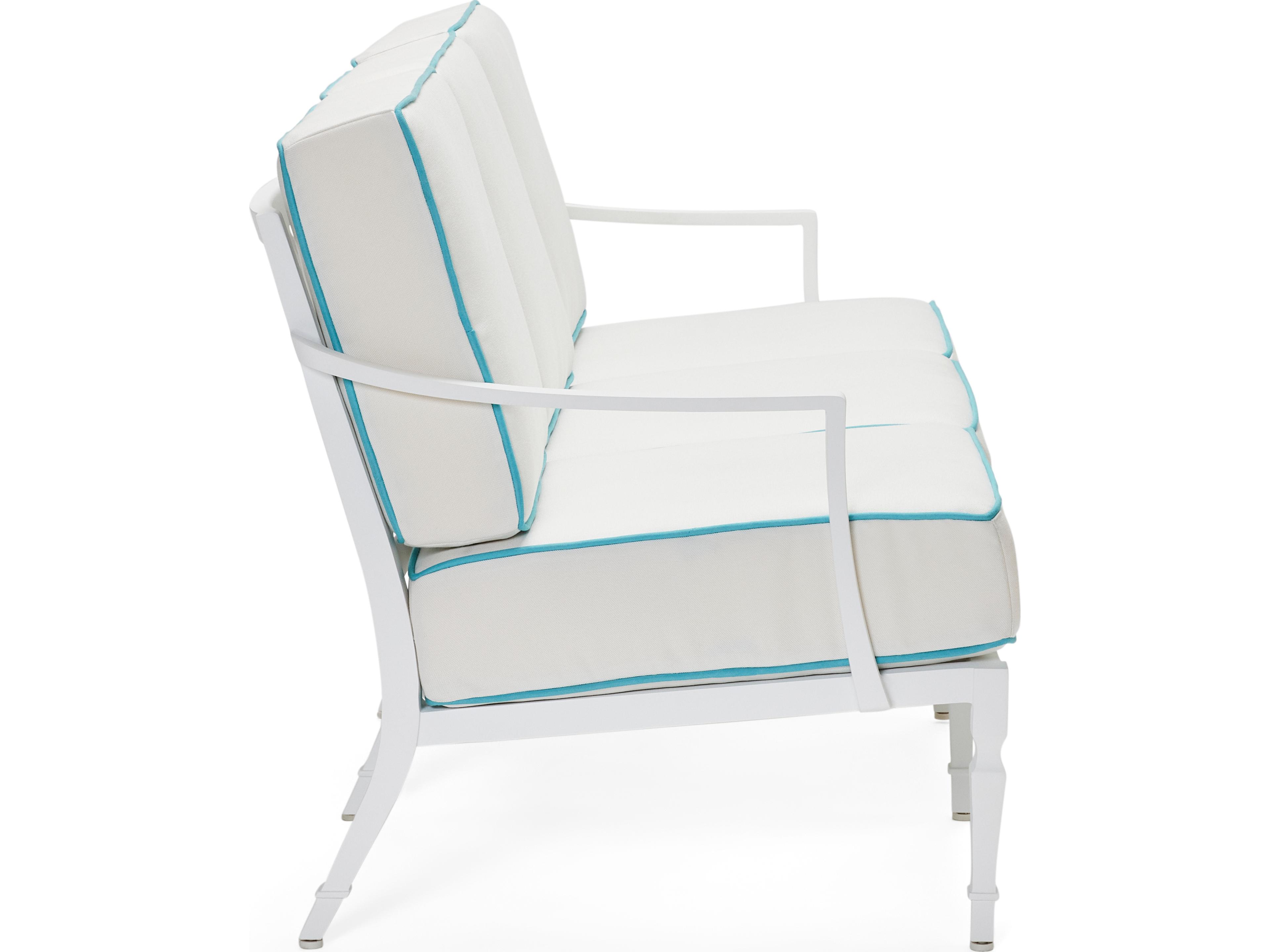 Woodard Tuoro Cast Aluminum Outdoor Patio Sofa