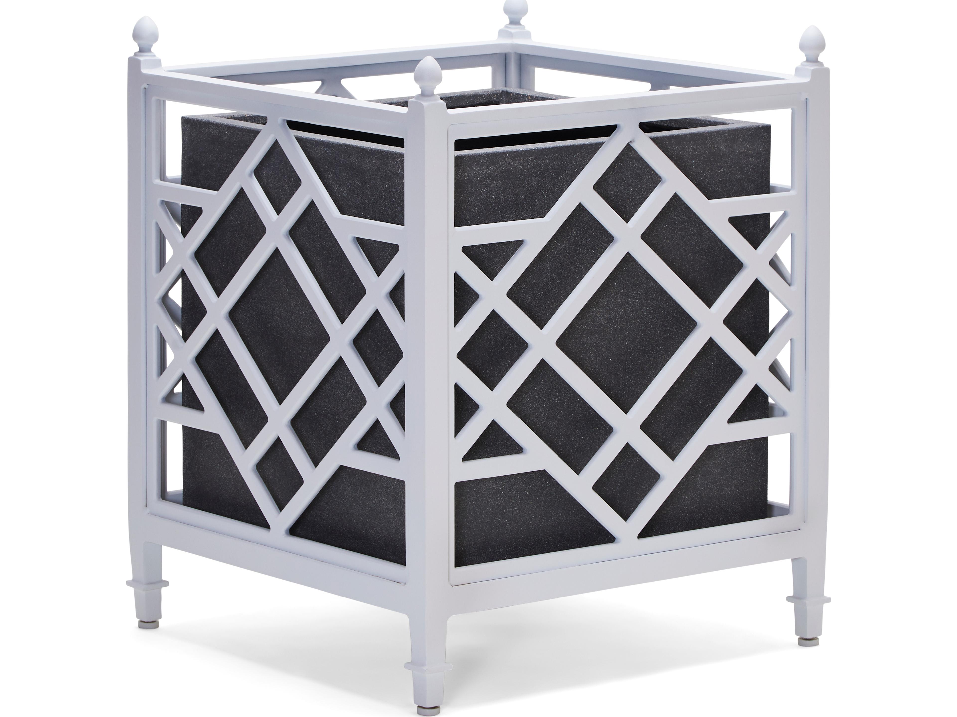 Alexa Hampton Tuoro Aluminum 24.75'' Square Planter