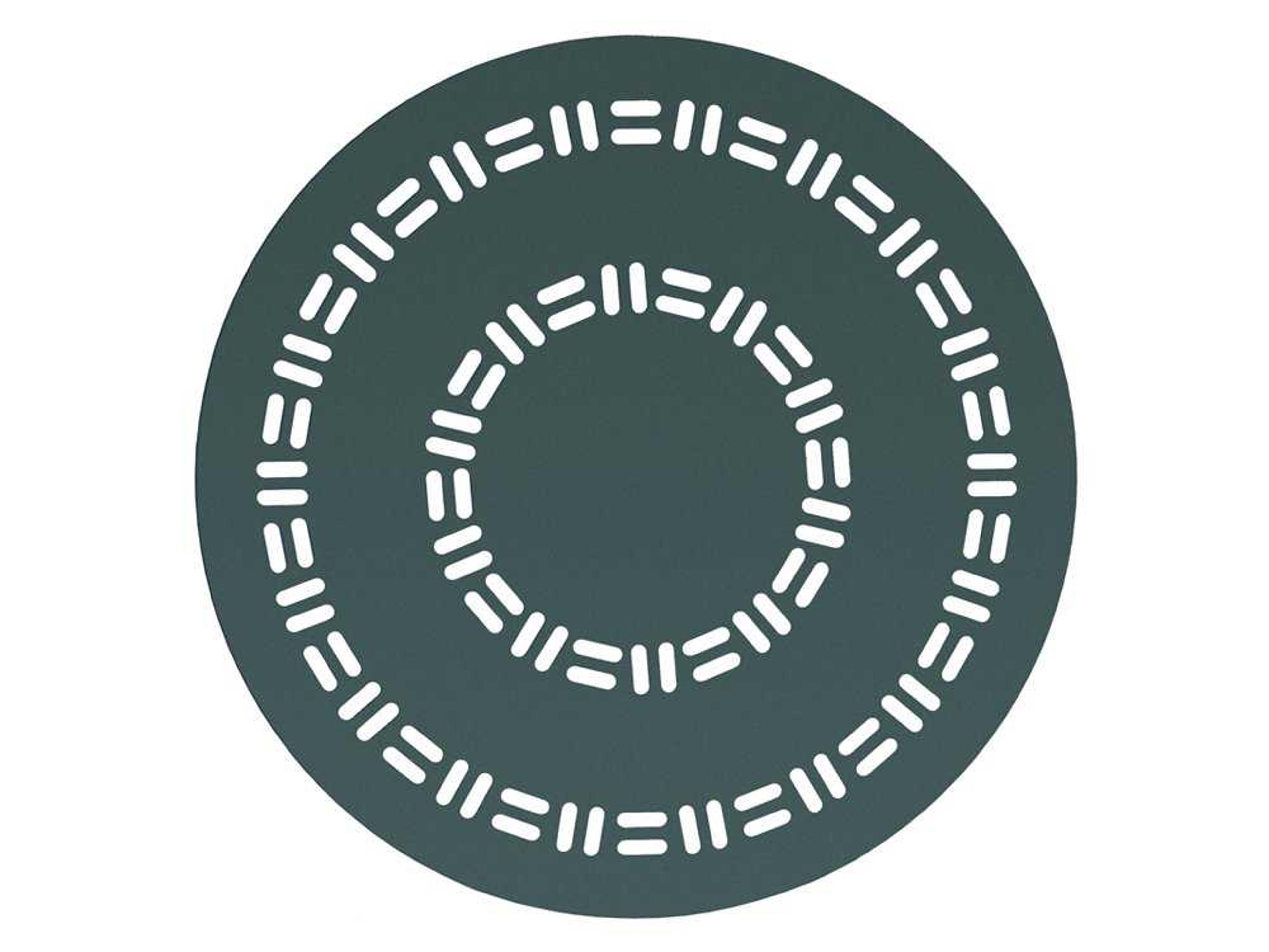 Woodard Aluminum Deluxe Round Outdoor Patio Bar Height Table Trellis Top with Umbrella Hole