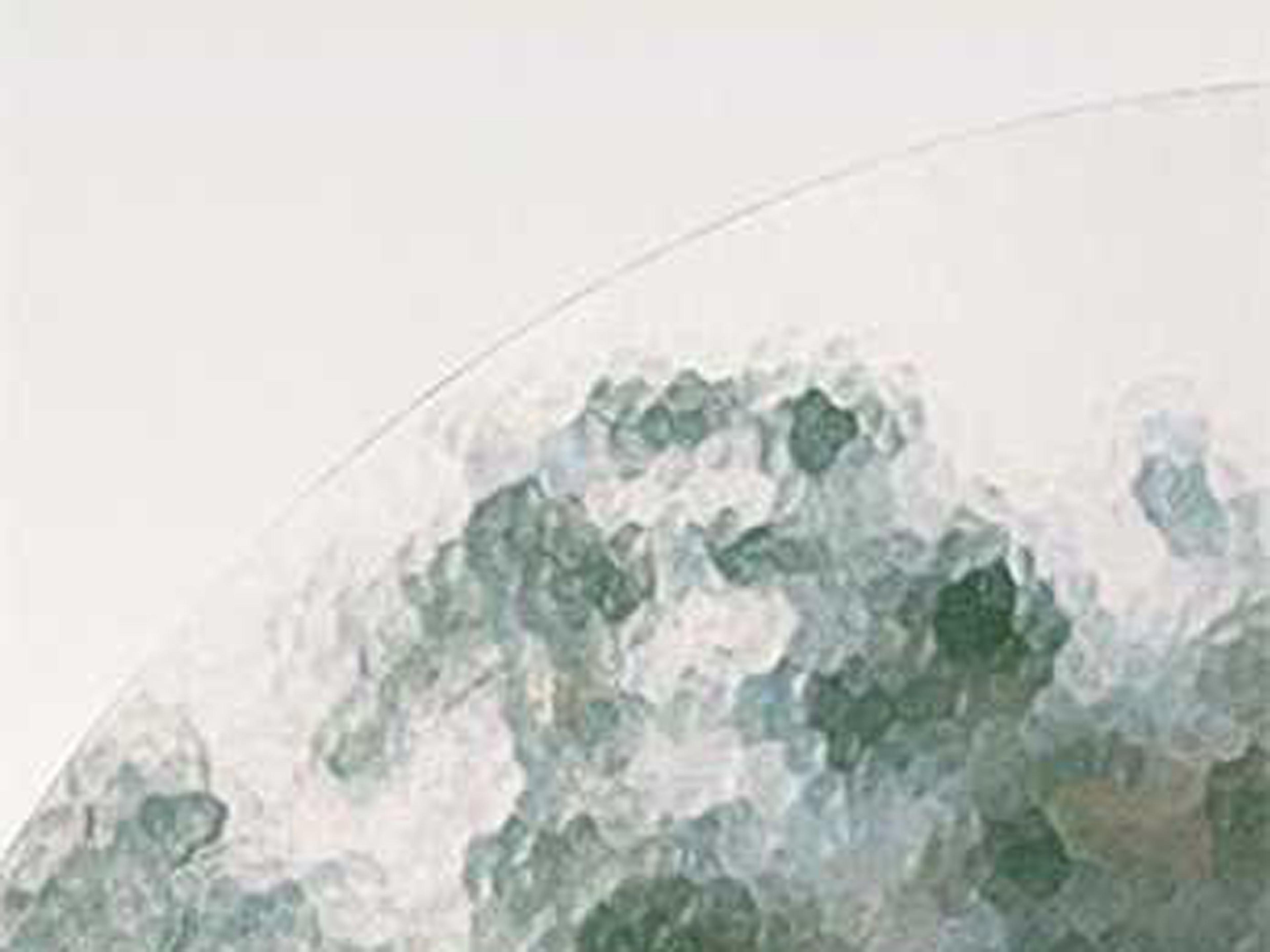 Woodard Aluminum Deluxe Oval Obscure Glass Top Table with Umbrella Hole