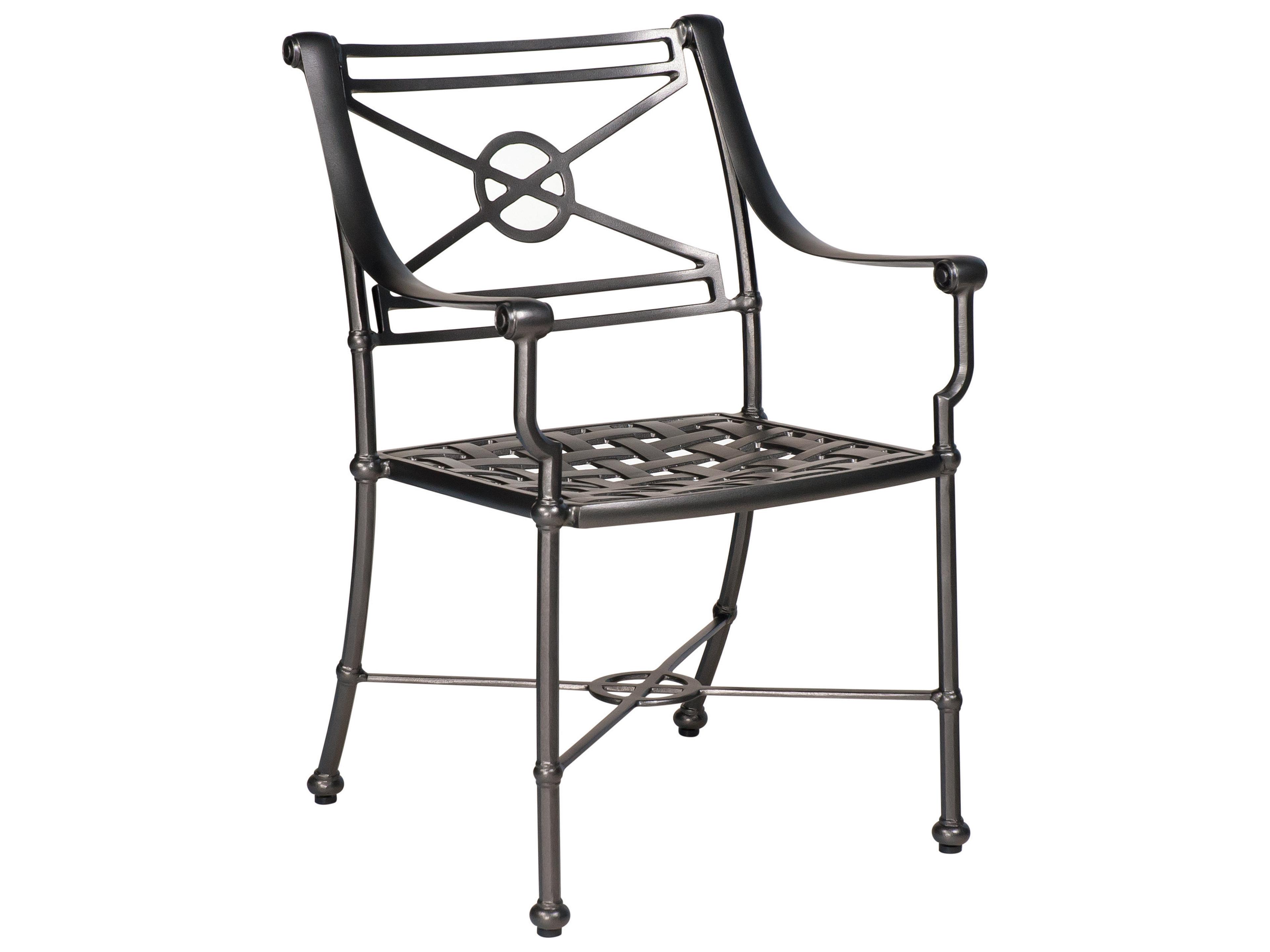 Delphi Cast Aluminum Outdoor Patio Dining Arm Chair