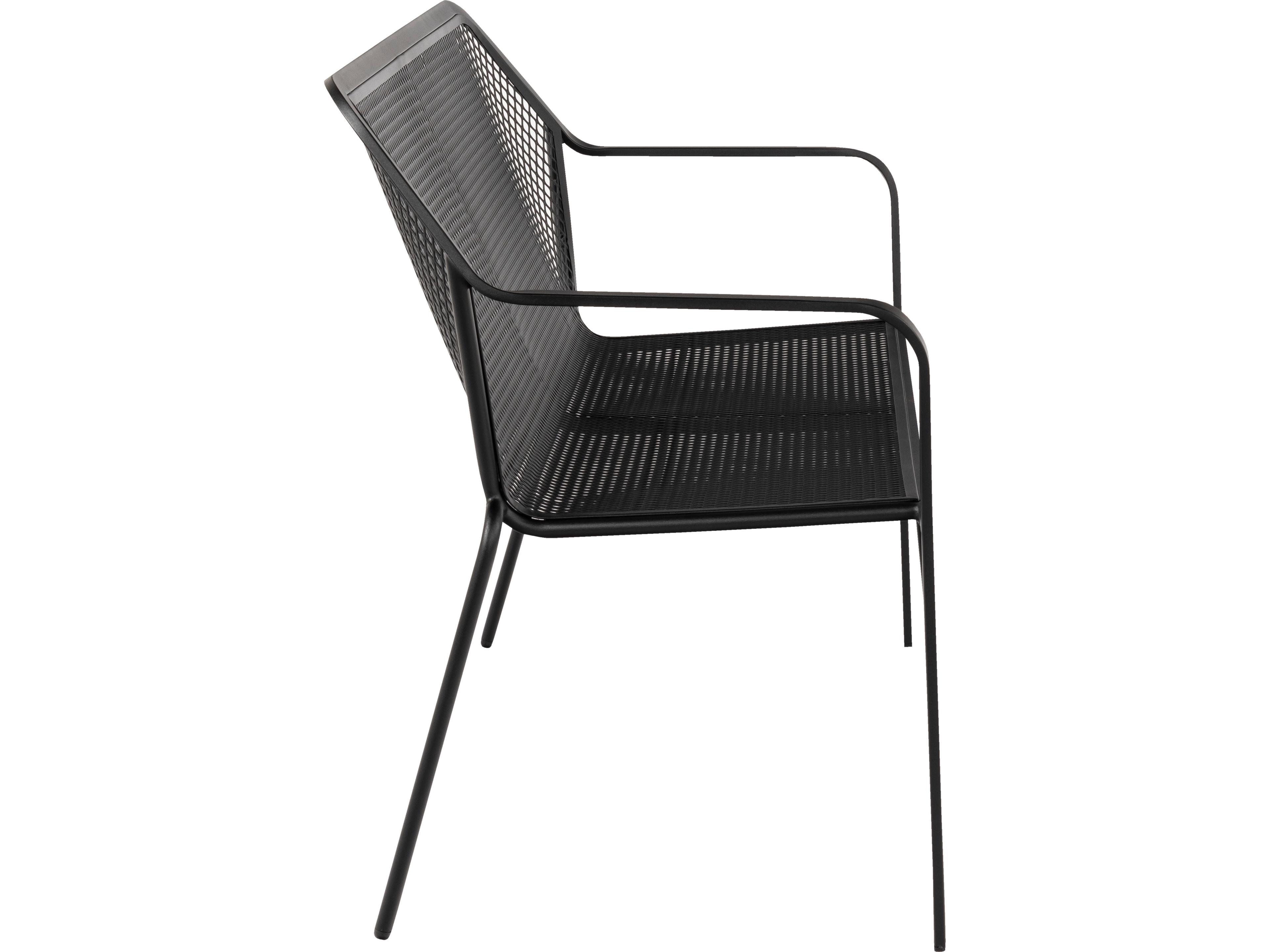 Woodard Delmar Iron Stackable Patio Bench