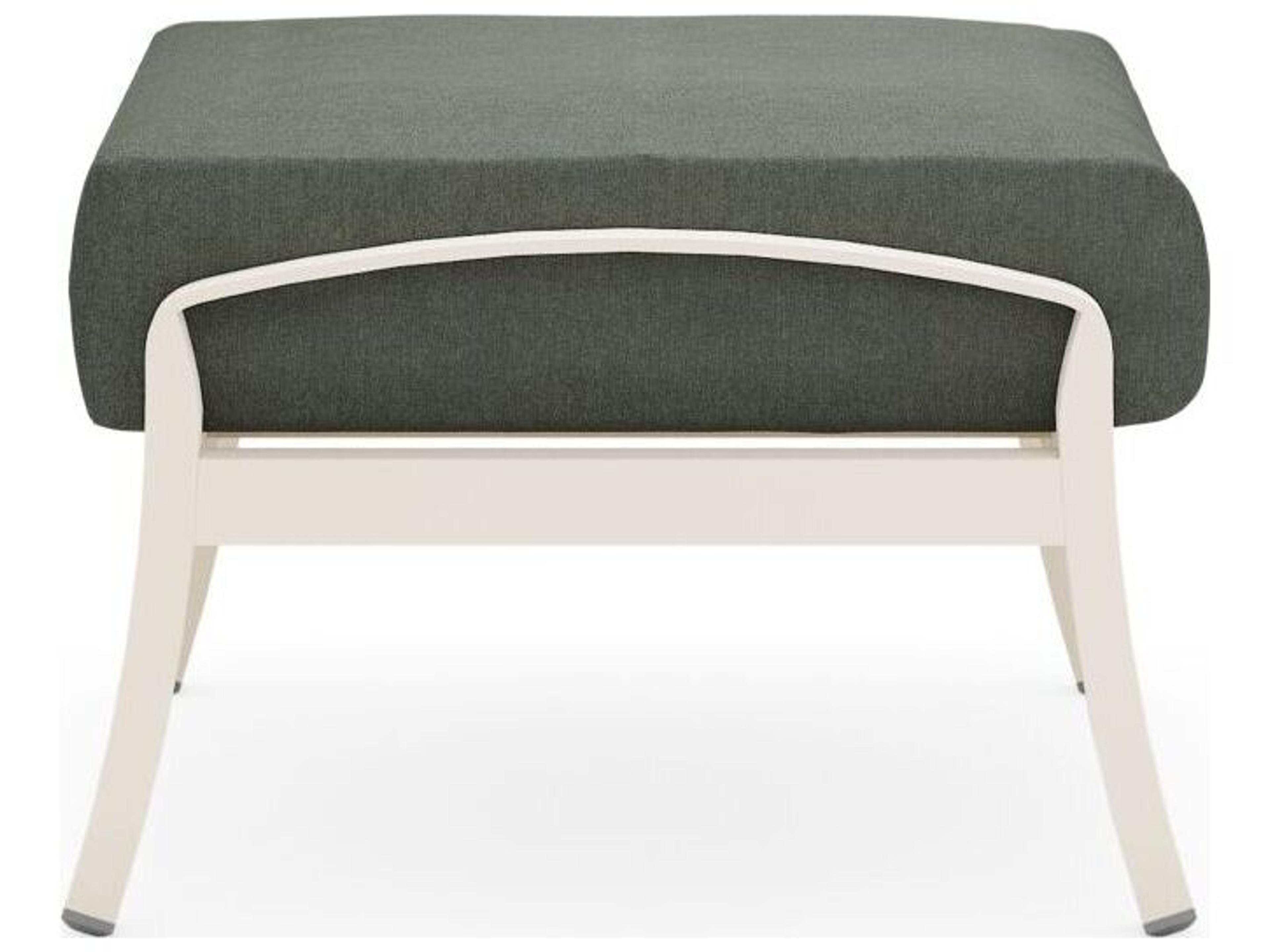 Woodard Scala Aluminum Cushion Ottoman