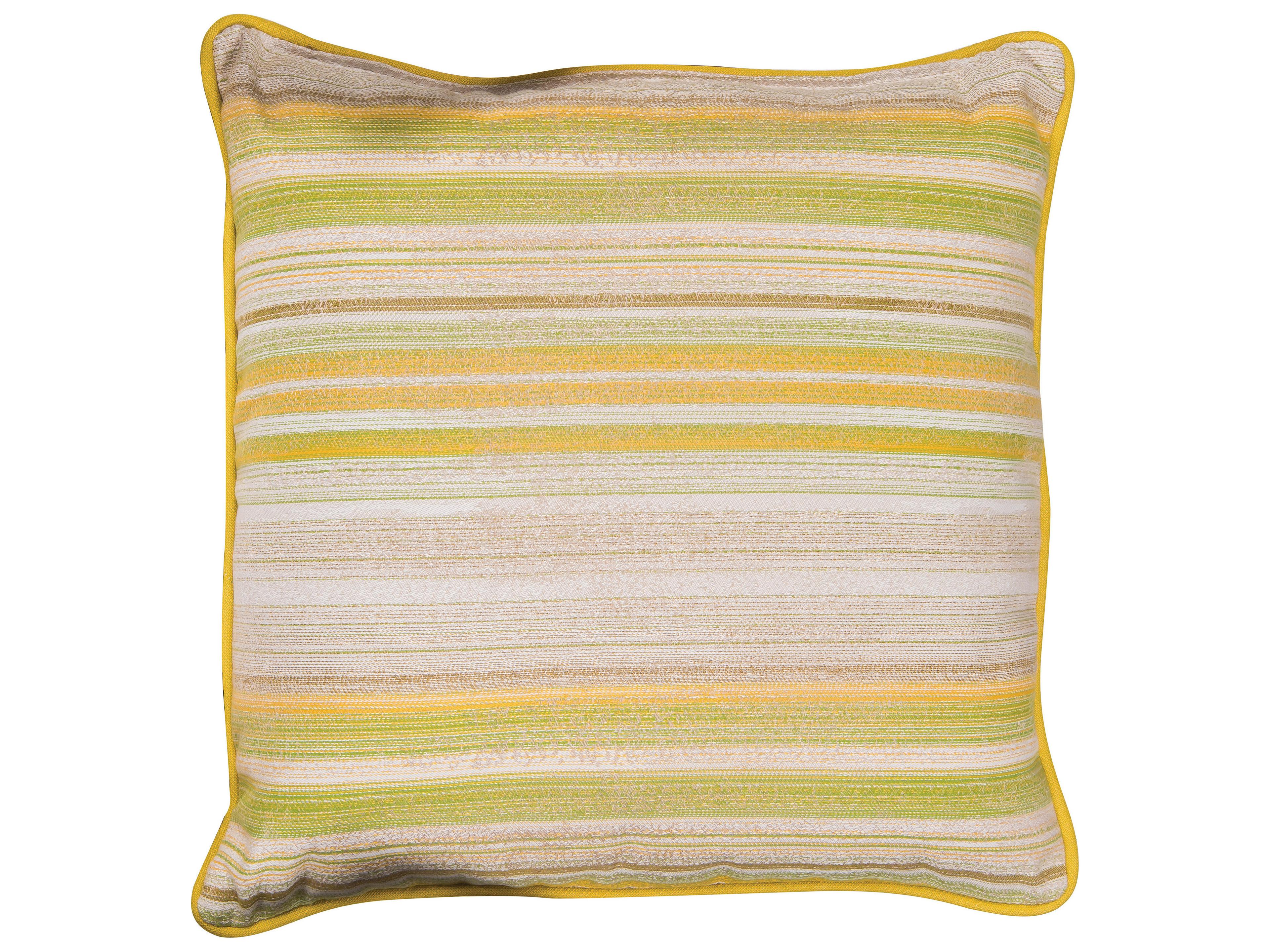 Square Throw Pillow with Faux Down Fill