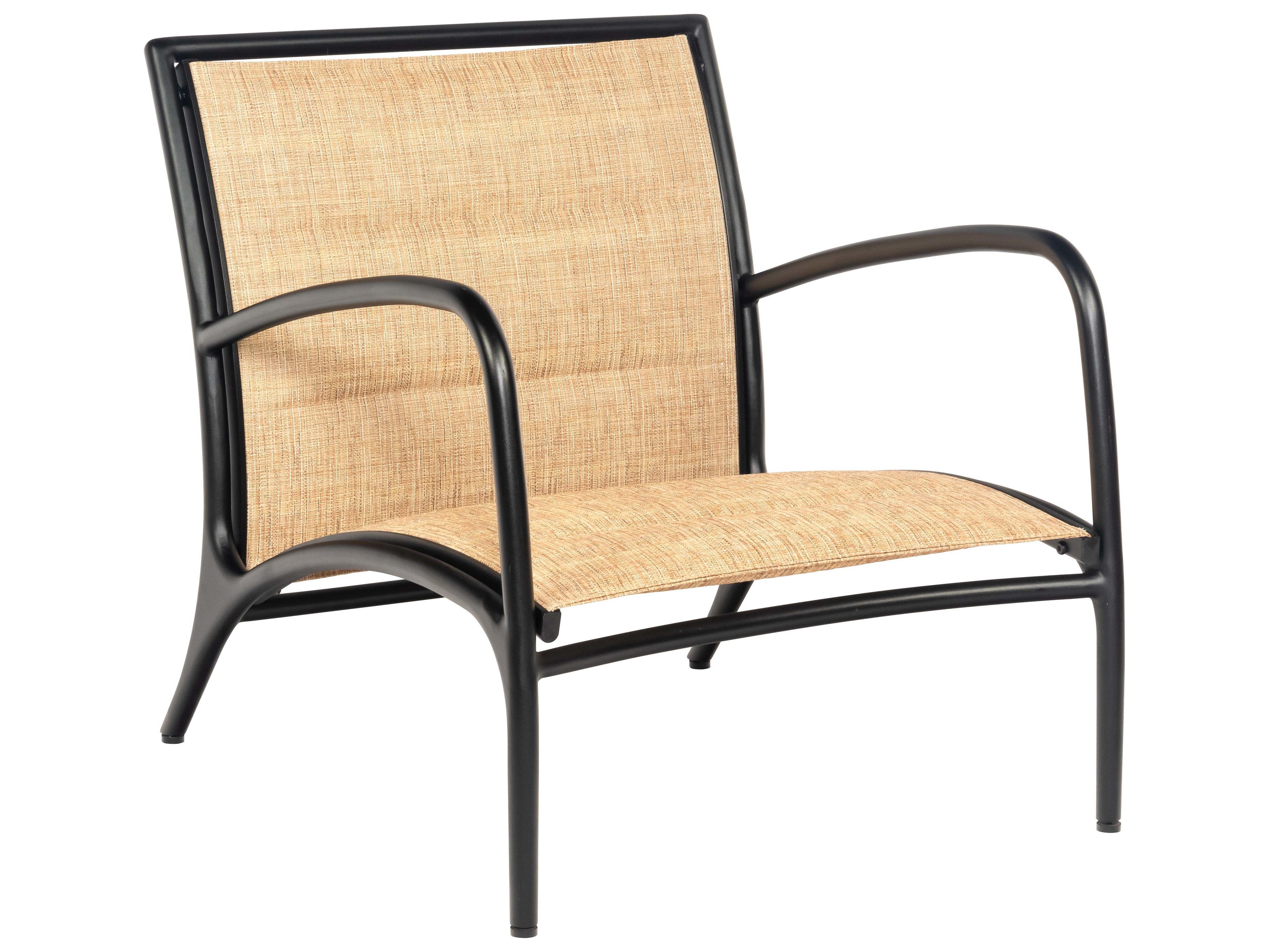 Woodard Orion Padded Sling Aluminum Outdoor Patio Lounge Chair