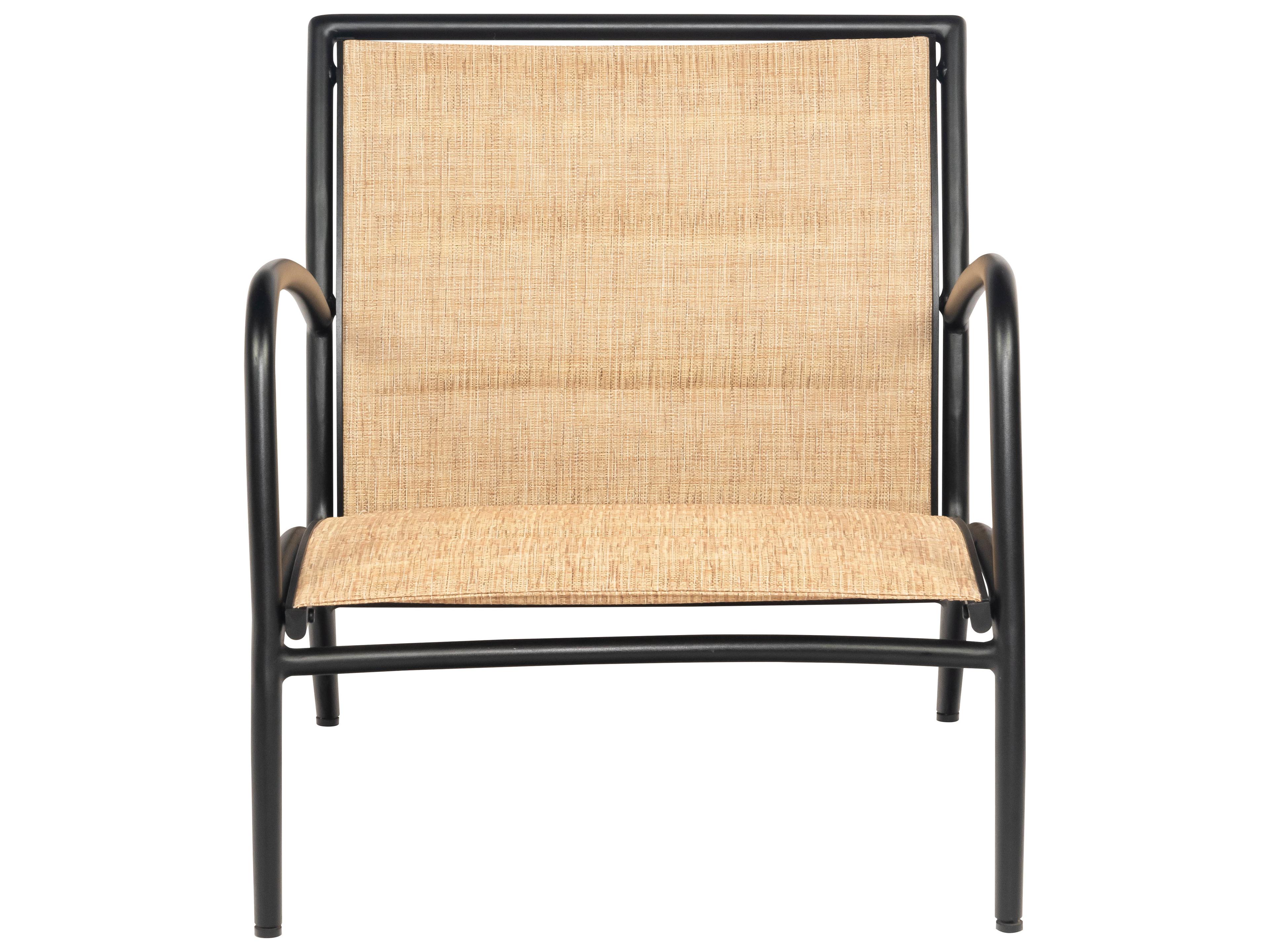 Woodard Orion Padded Sling Aluminum Outdoor Patio Lounge Chair