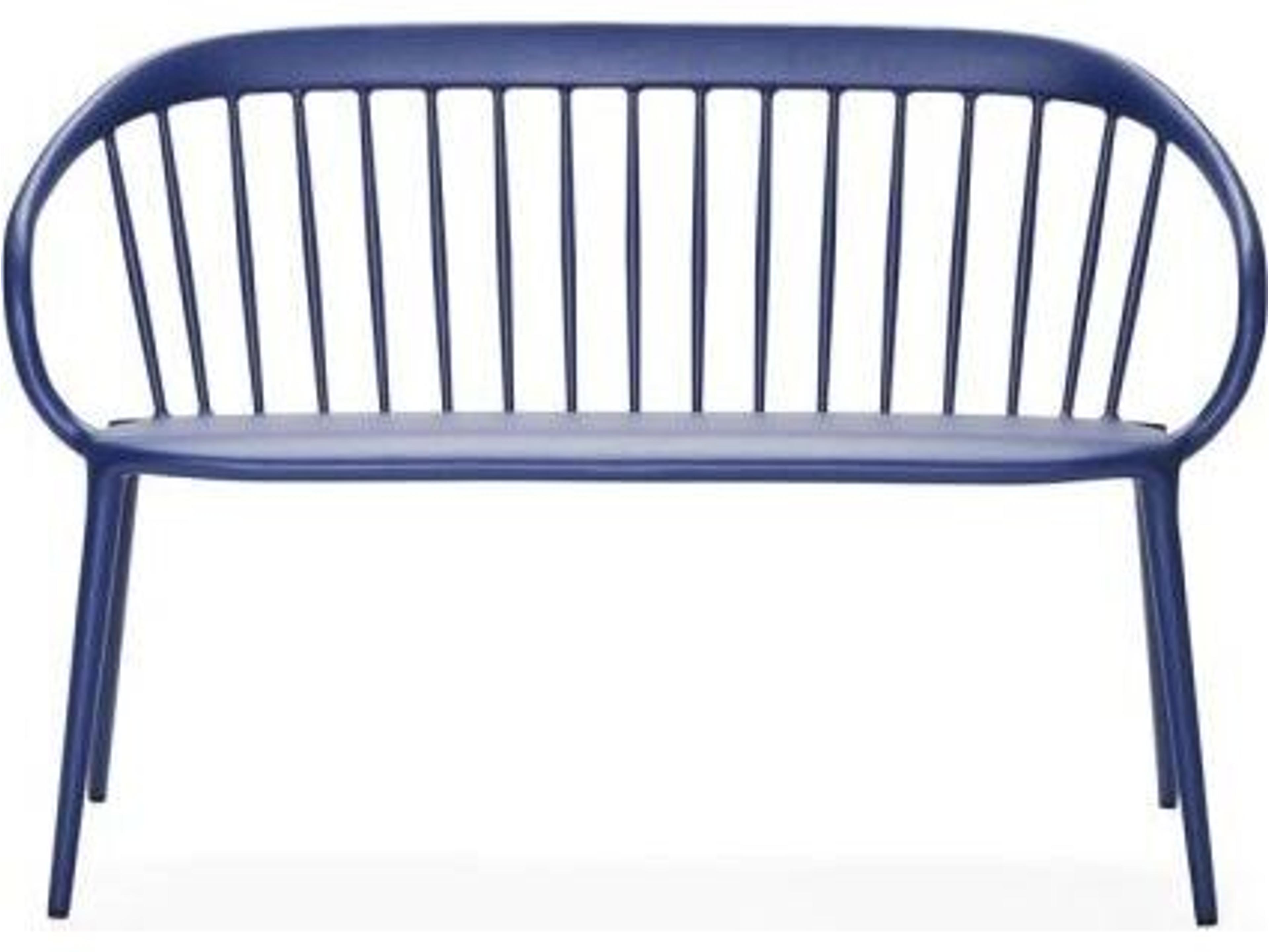 Woodard Windsor Cast Aluminum Stackable Outdoor Patio Bench with Optional Seat Cushion