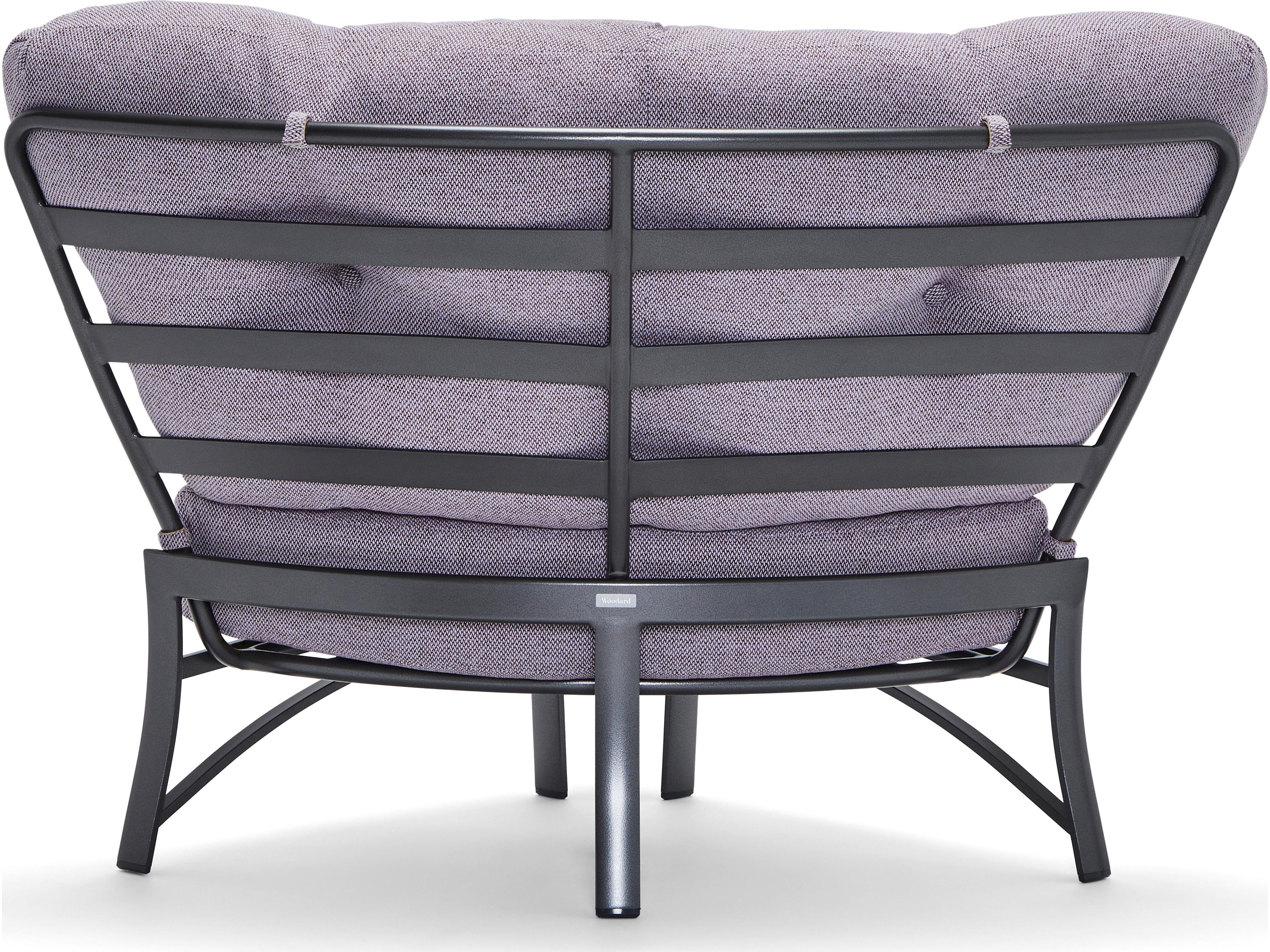 Woodard Fremont Cushion Aluminum Sectional Corner Outdoor Lounge Chair