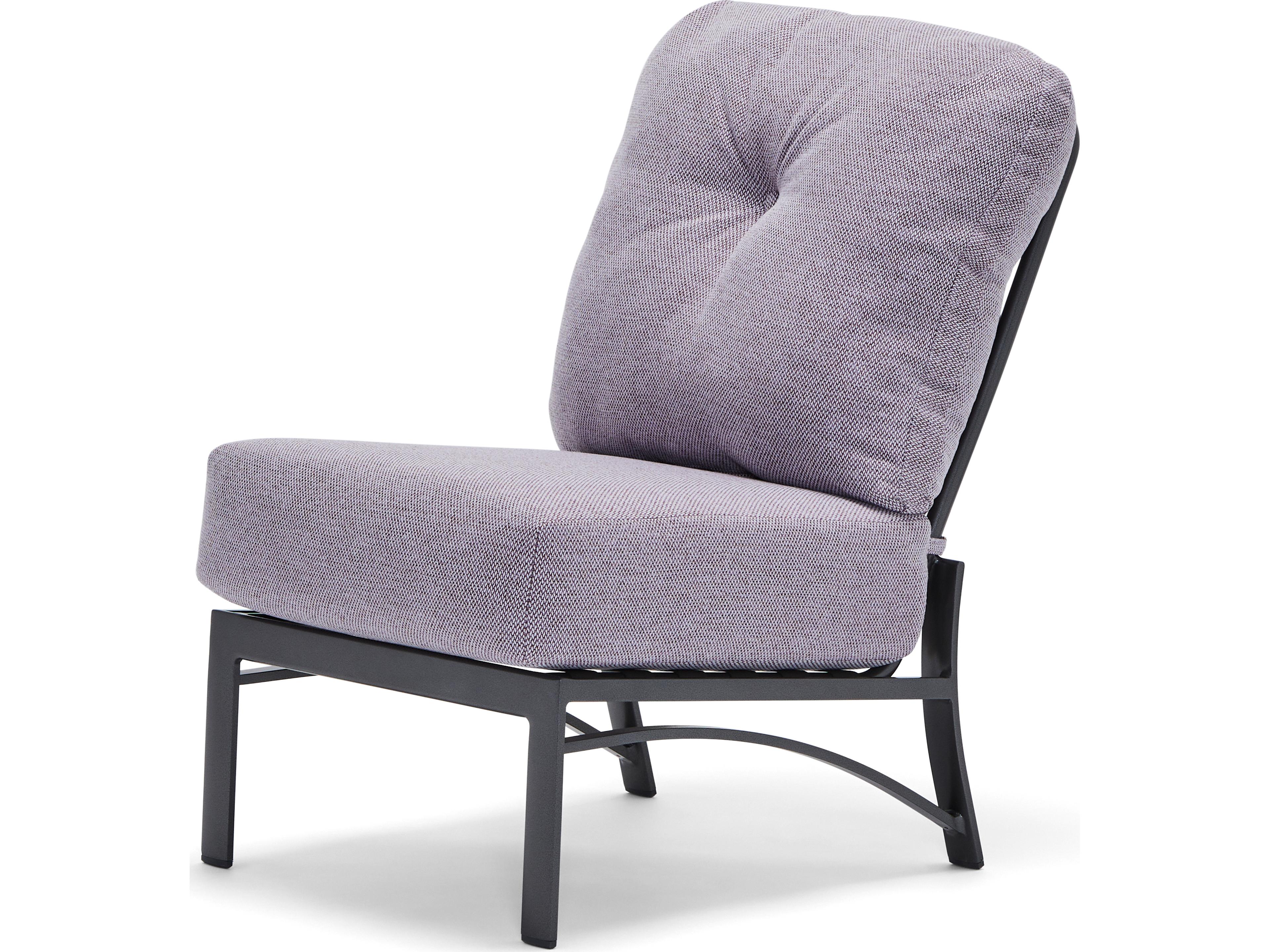 Woodard Fremont Cushion Aluminum Modular Outdoor Patio Lounge Chair