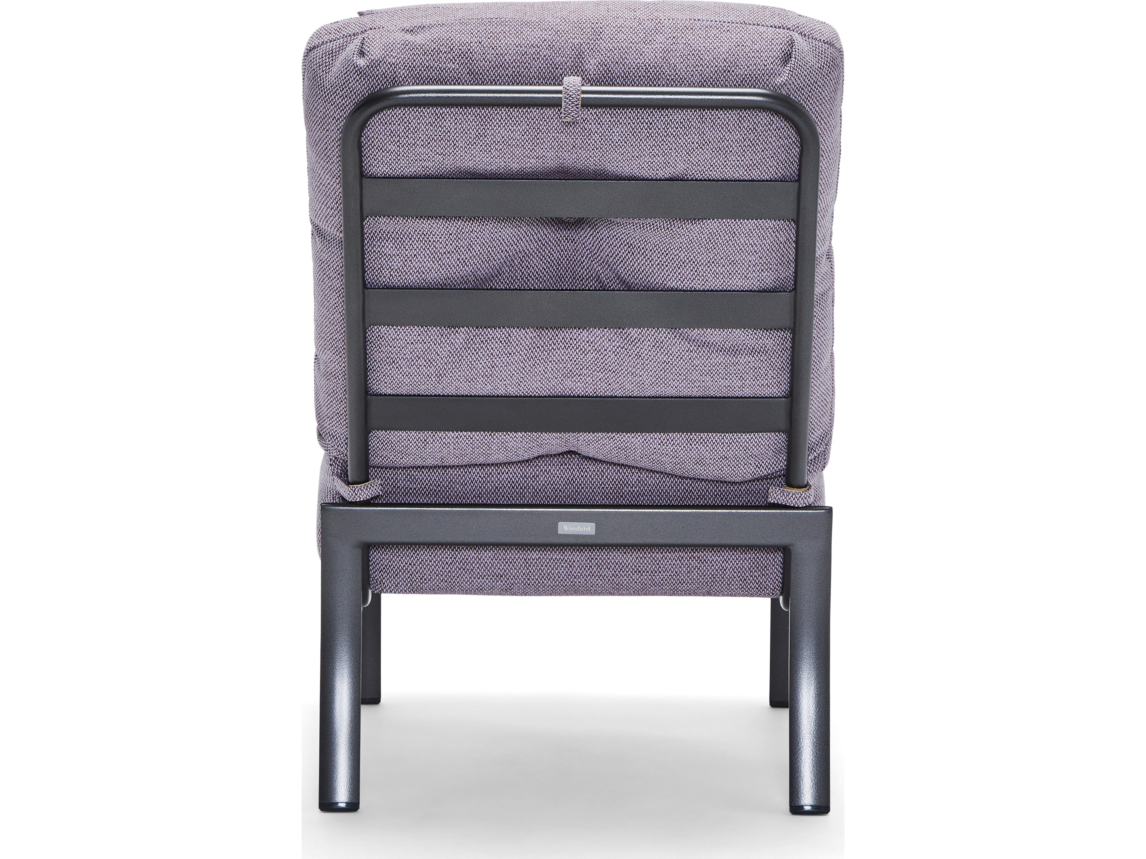 Woodard Fremont Cushion Aluminum Modular Outdoor Patio Lounge Chair