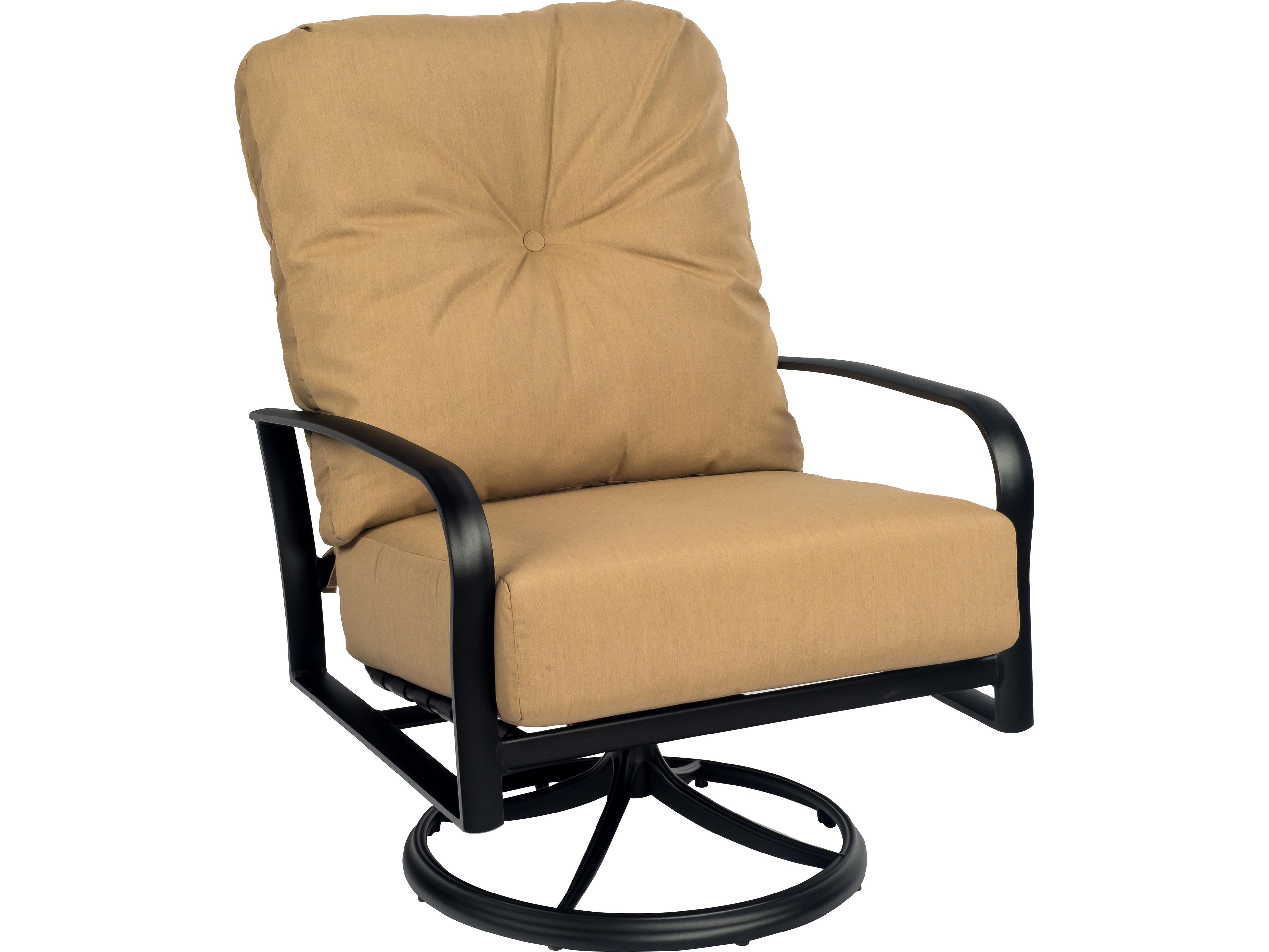 Fremont Cushion Aluminum Big Man's Swivel Rocker Outdoor Lounge Chair