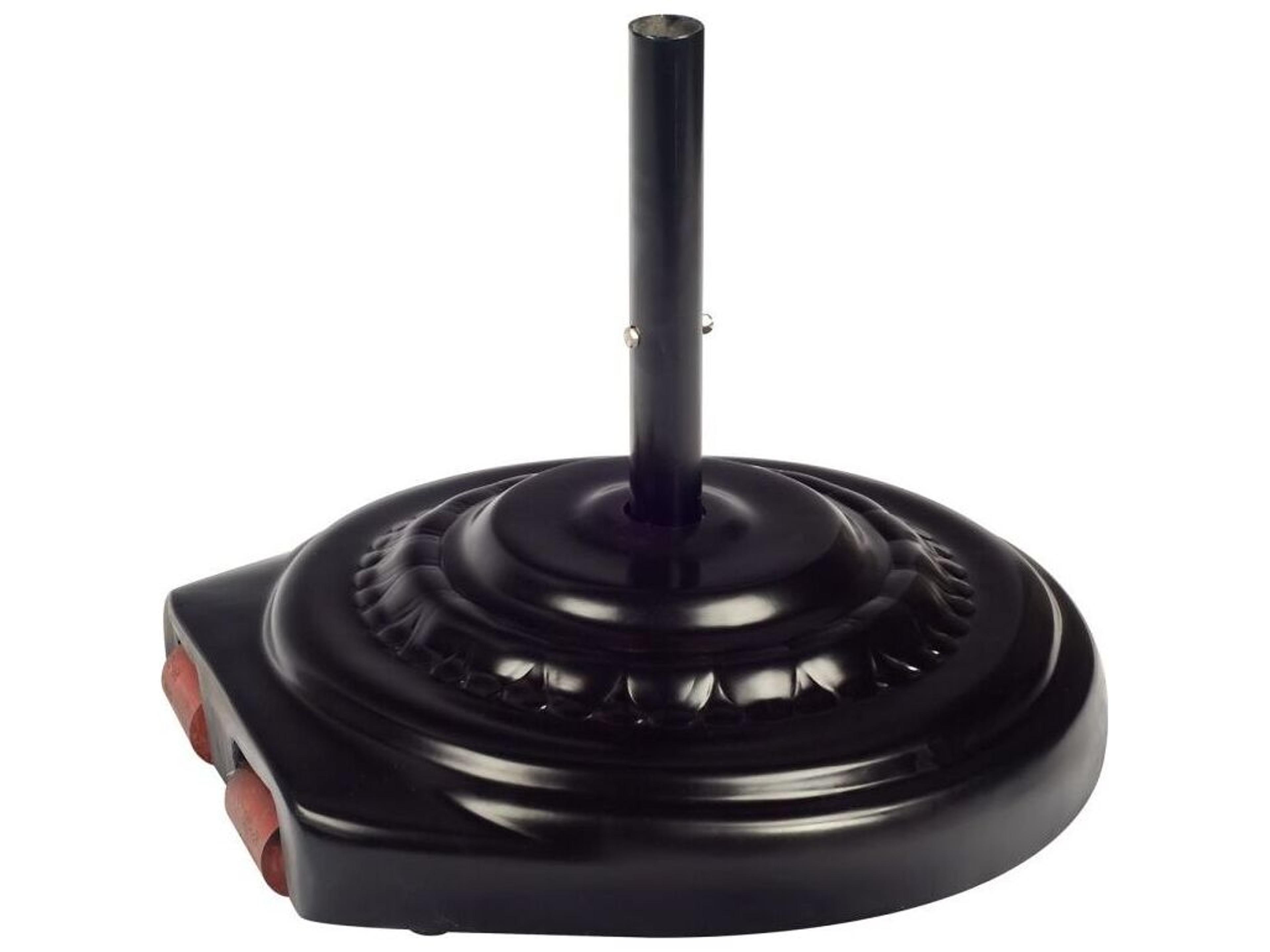 Canopi Aluminum 110 Pound Free Standing Base with Wheels in Black