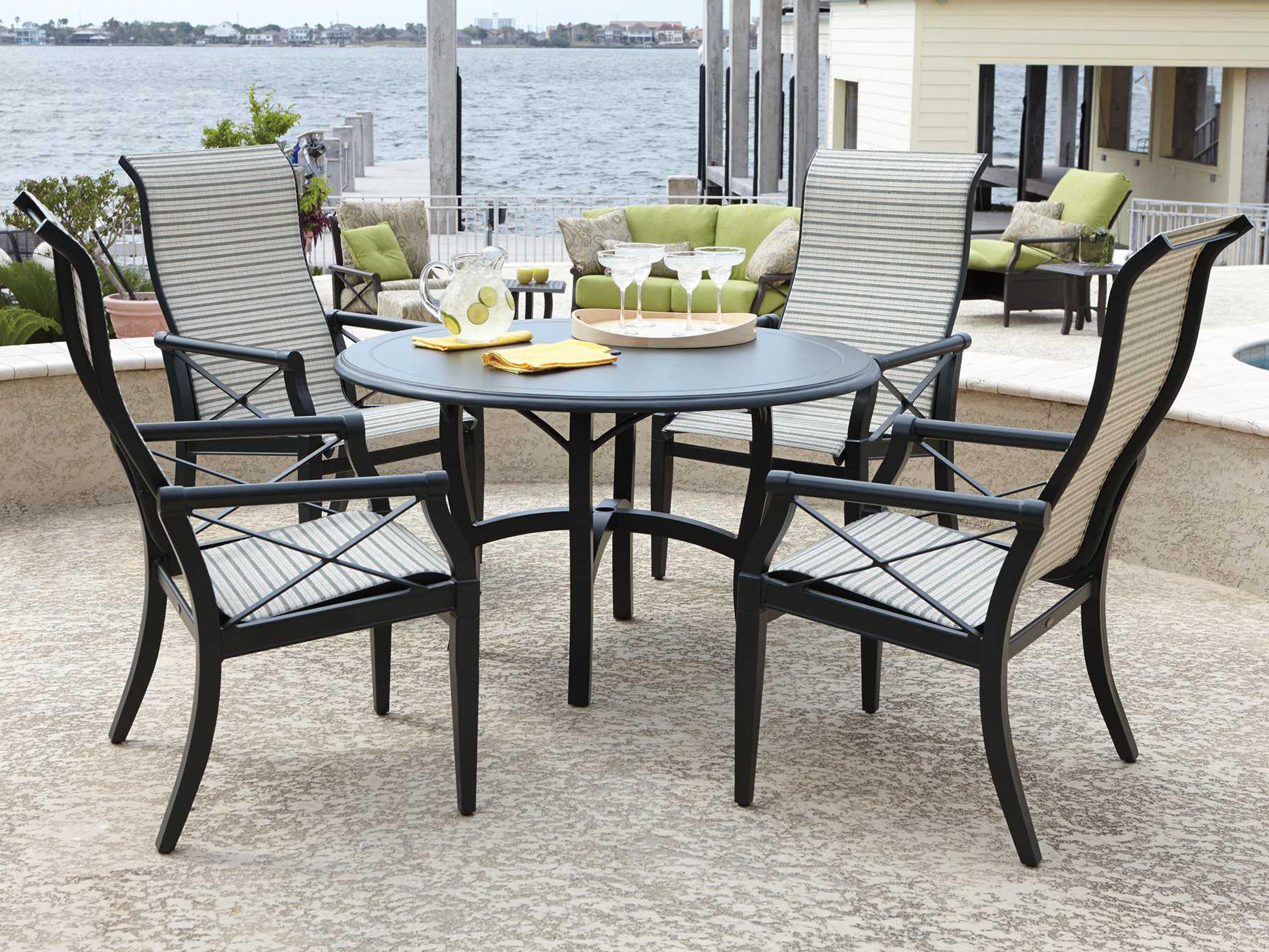 Andover Sling Aluminum Outdoor Dining Set