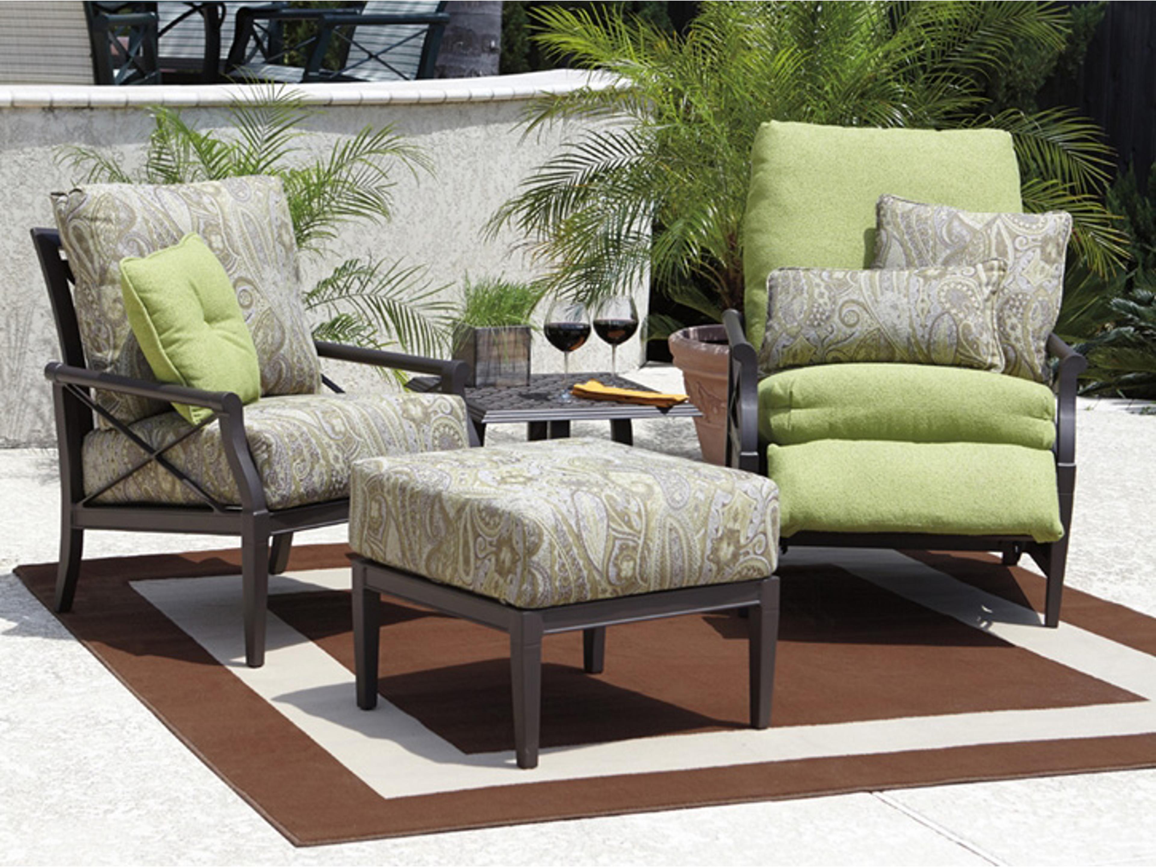 Andover Cushion Aluminum Patio Lounge Set