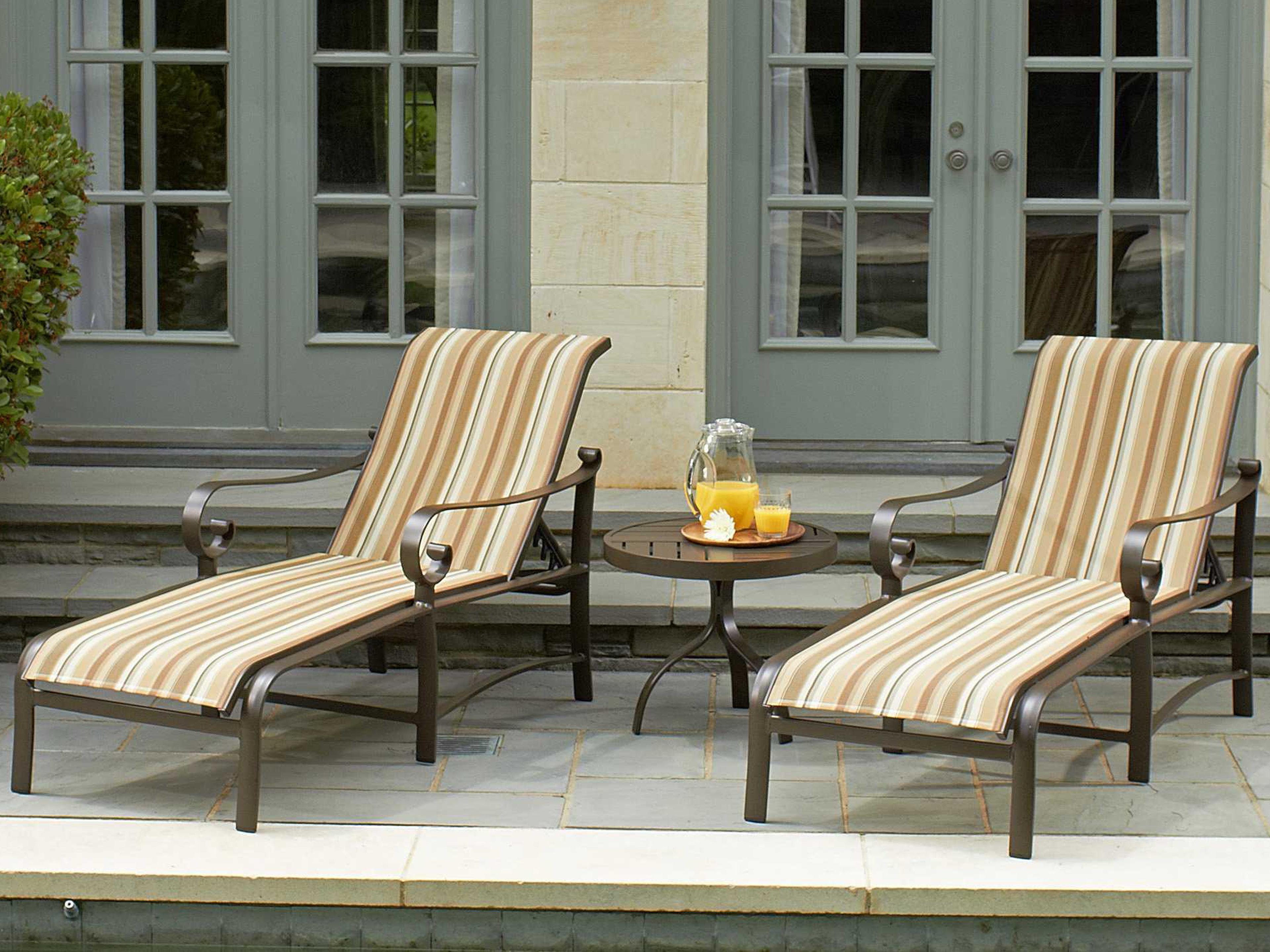 Belden Sling Aluminum Outdoor Patio Lounge Set