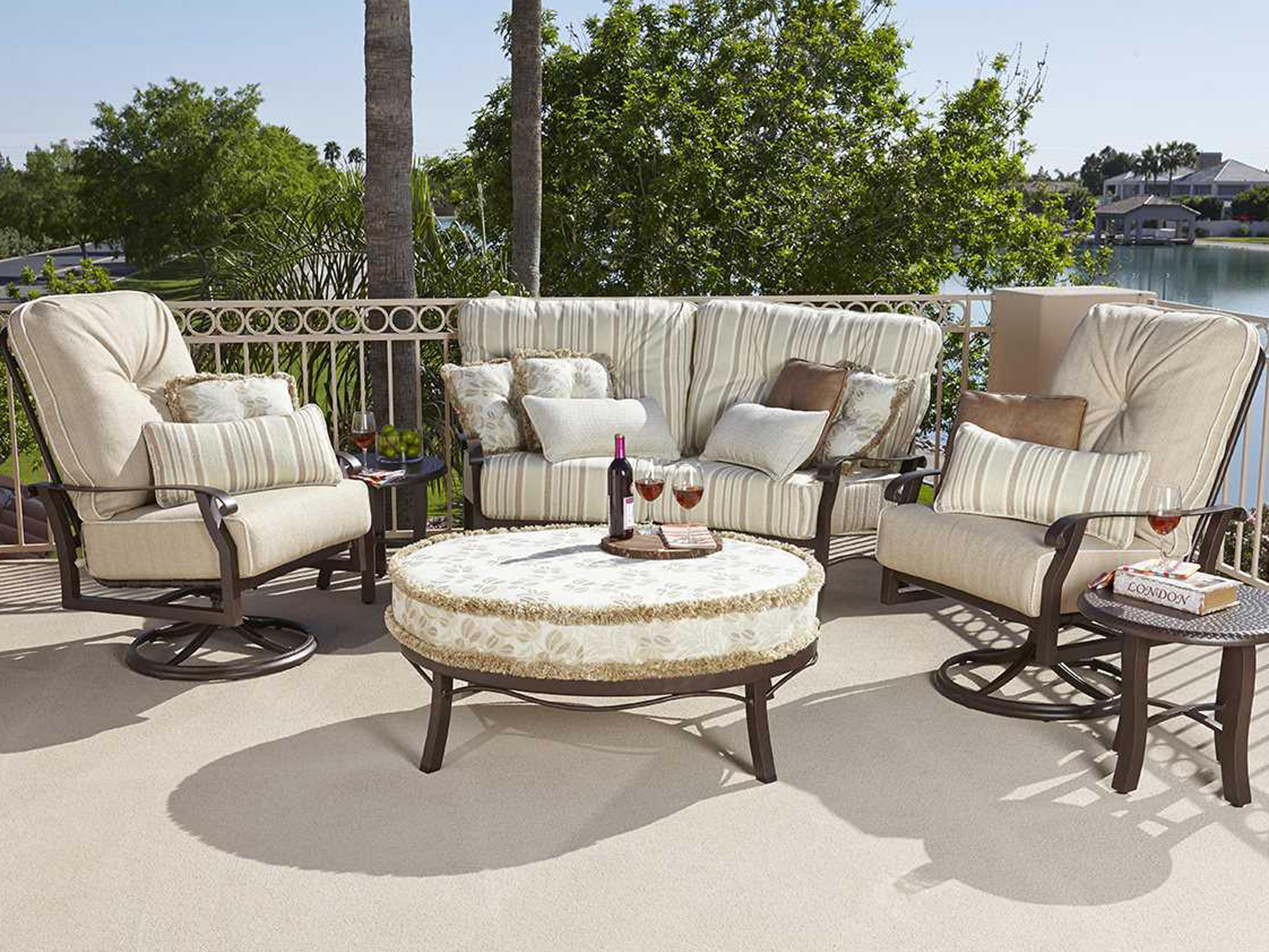 Cortland Cushion Aluminum Patio Lounge Set