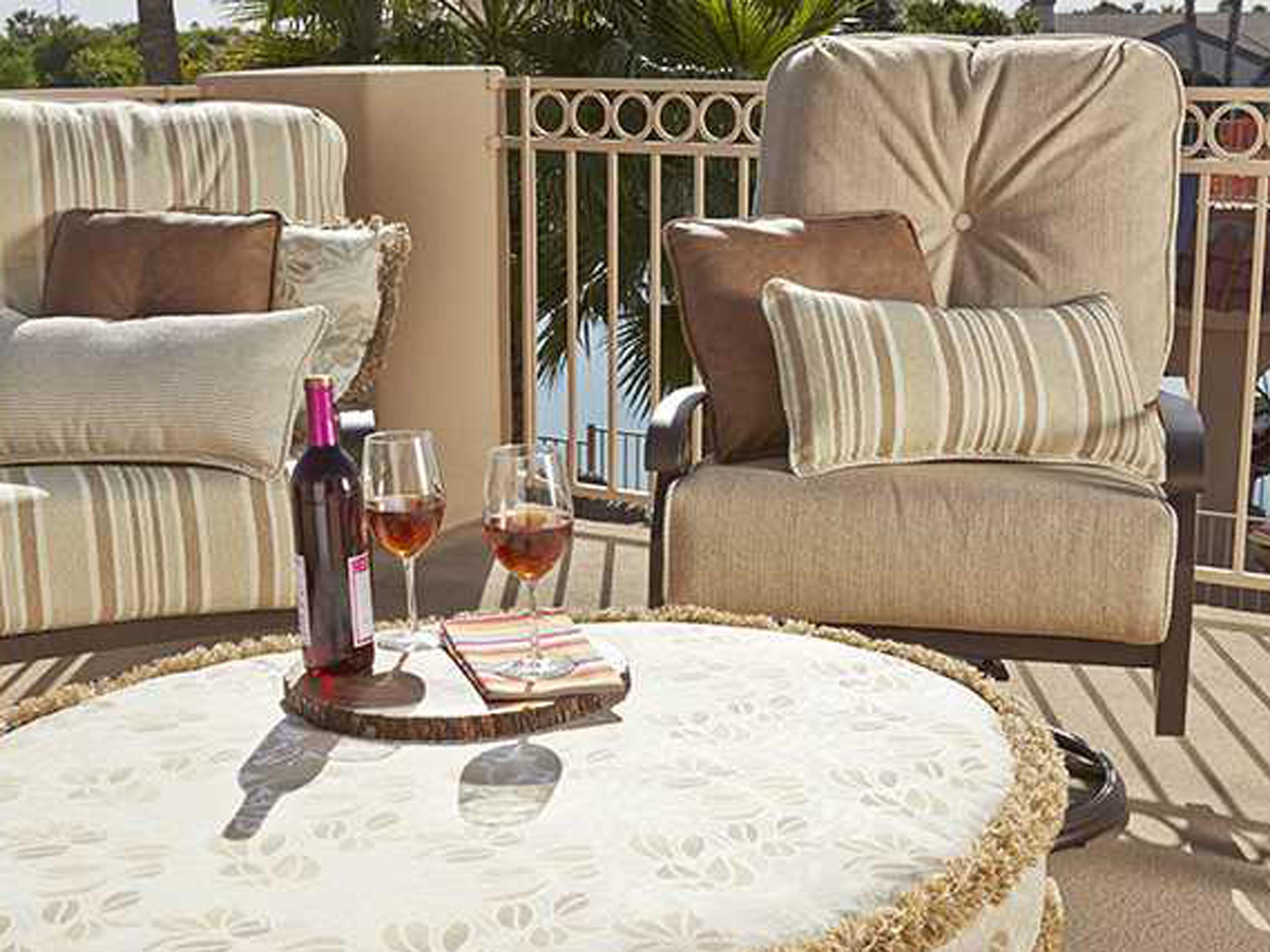 Woodard Cortland Cushion Aluminum Patio Lounge Set