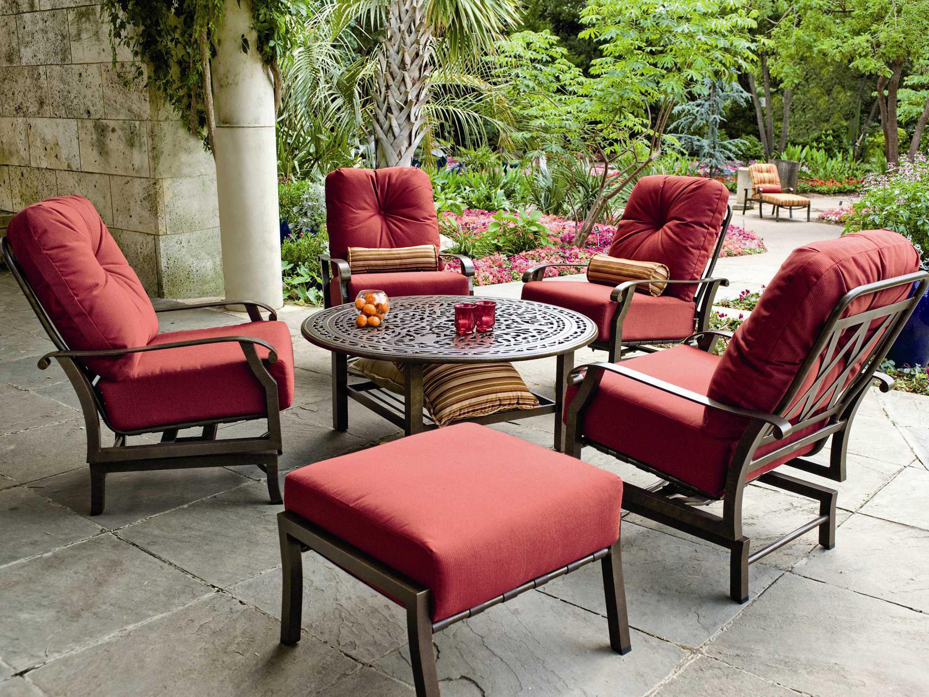 Cortland Cushion Aluminum Outdoor Patio Lounge Set