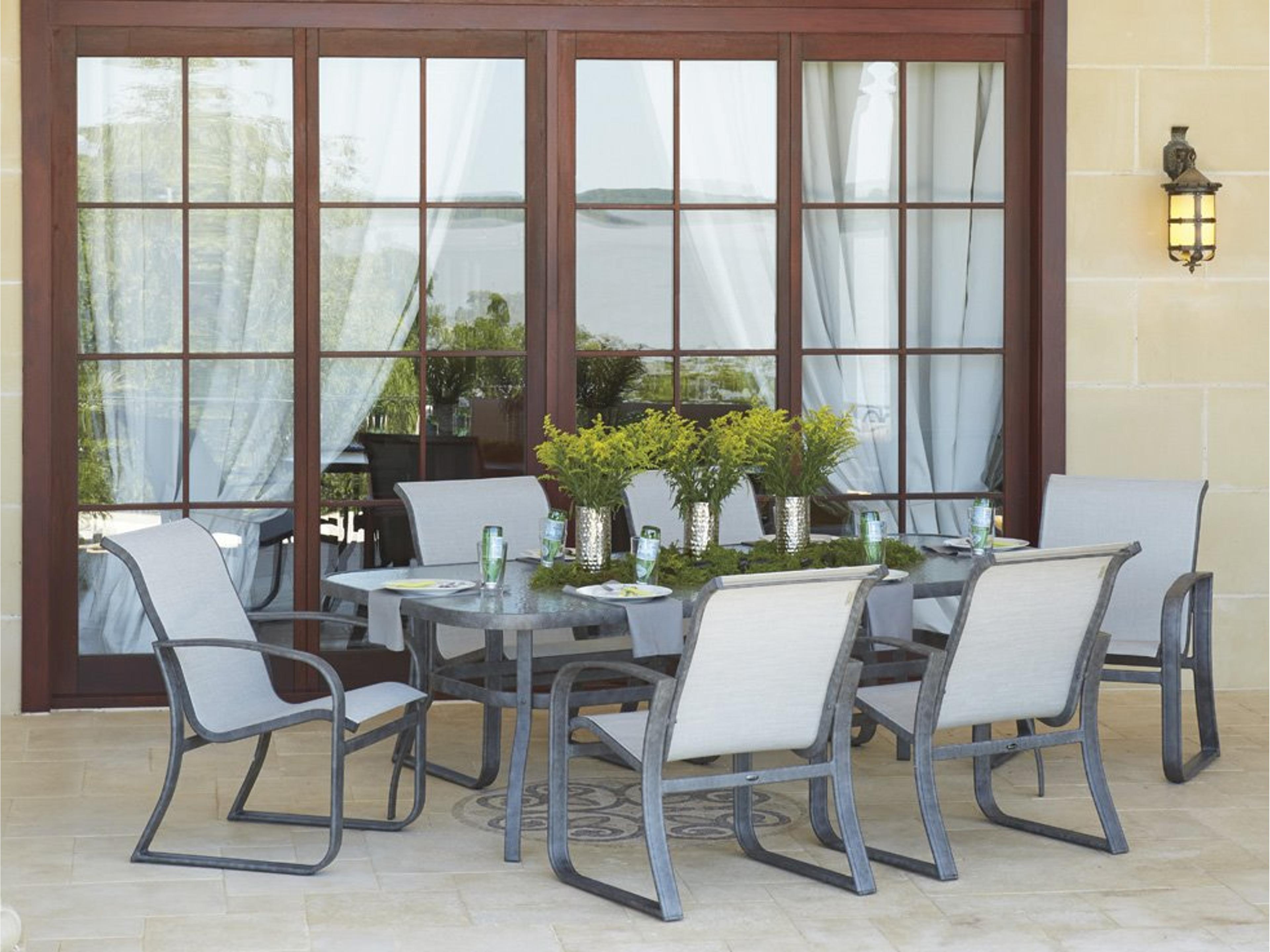 Cayman Isle Sling Aluminum Patio Dining Set