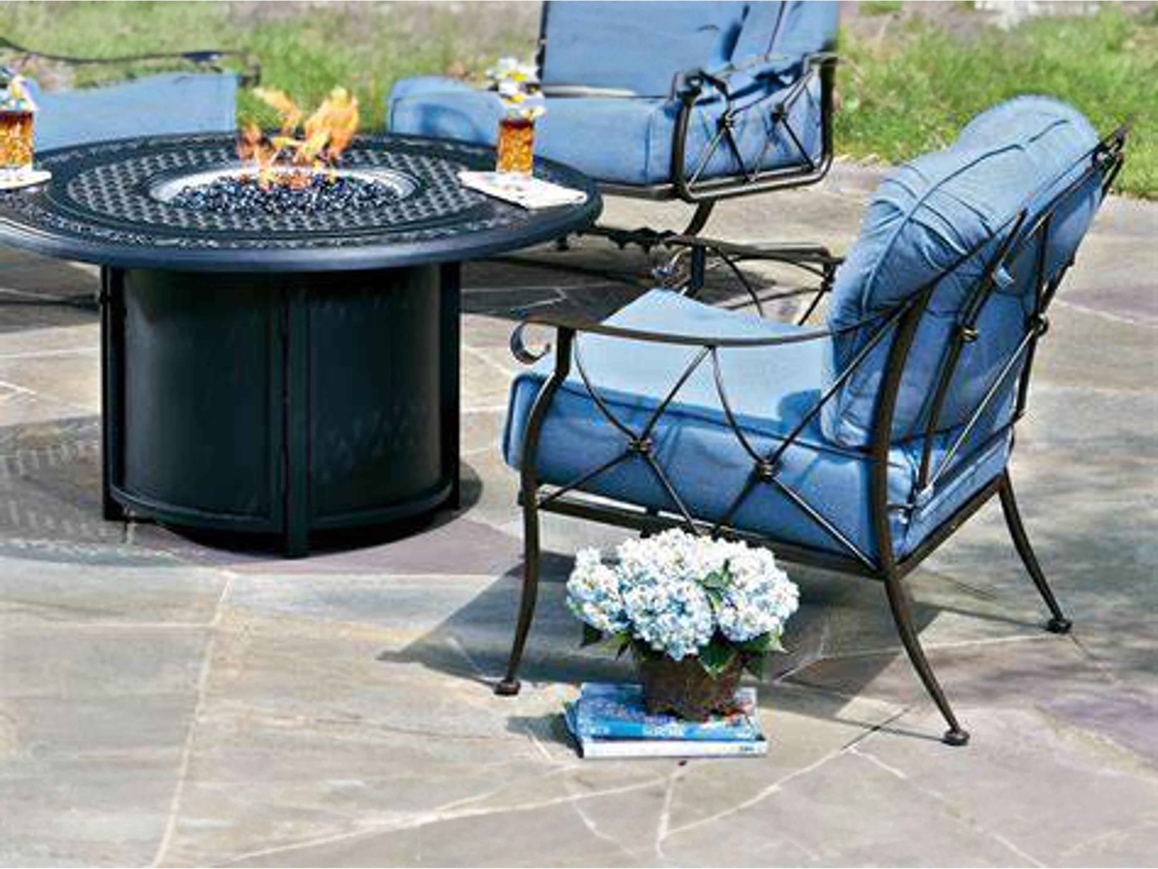 Derby Wrought Iron Patio Lounge Set