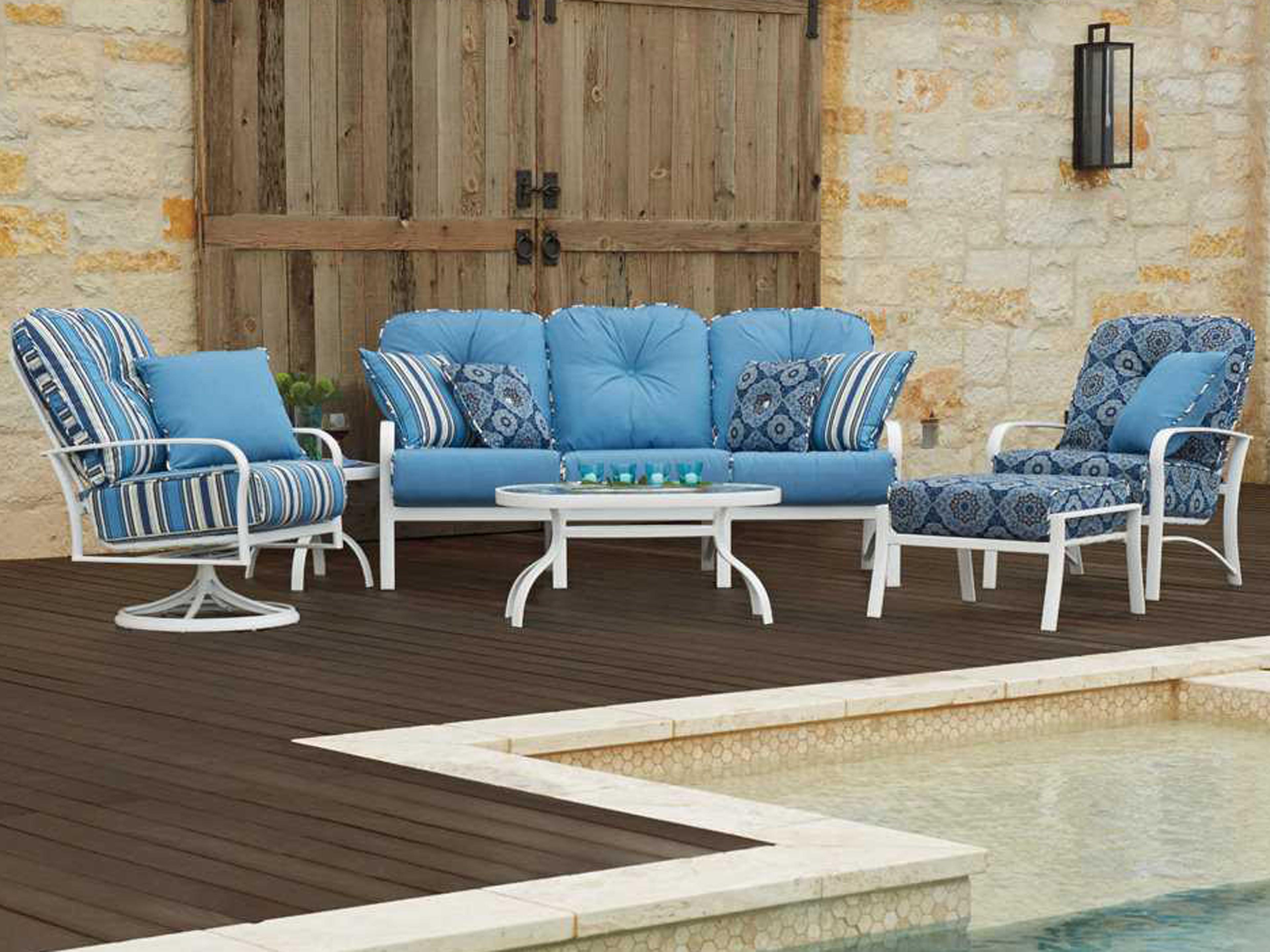 Fremont Cushion Aluminum Outdoor Lounge Set
