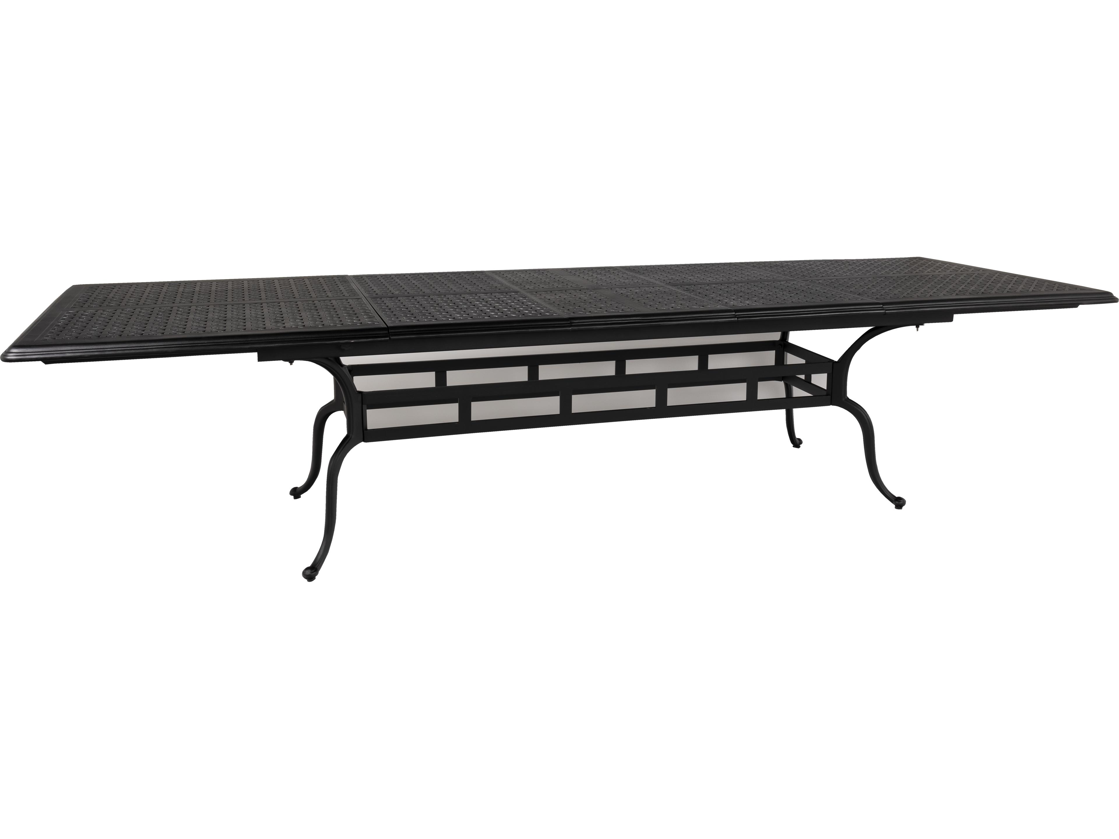 Aluminum Hampton Rectangular Extendable Patio Dining Table