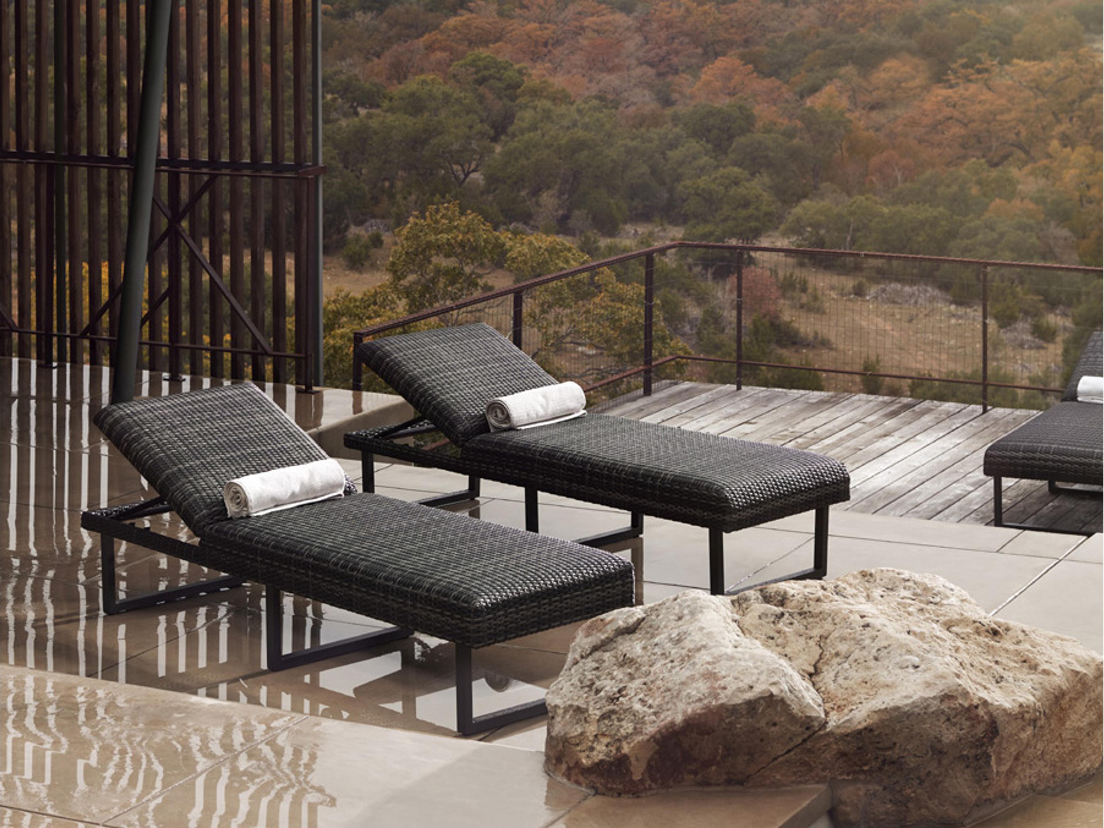 Harper Wicker Patio Lounge Set