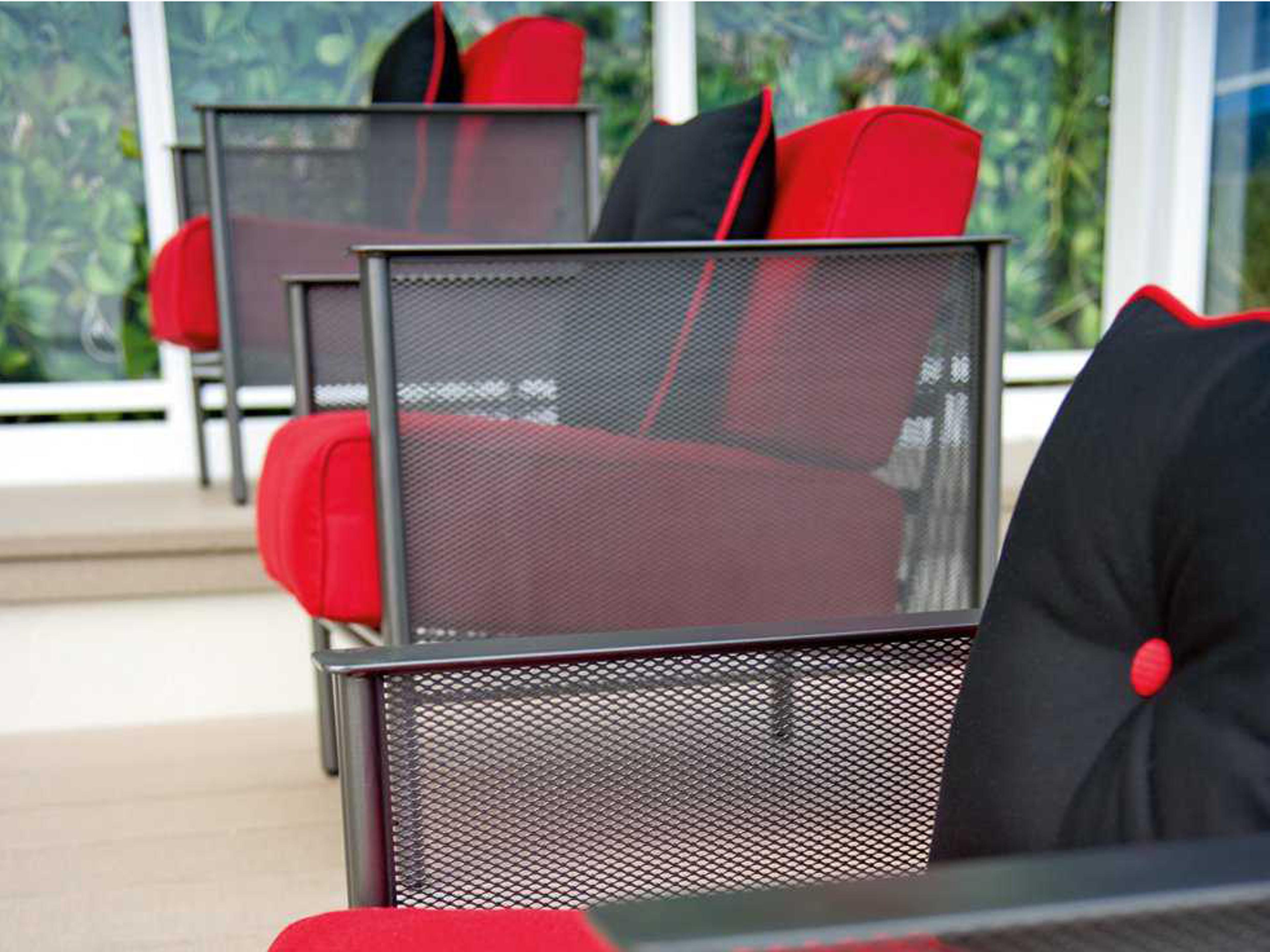 Woodard Jax Wrought Iron Outdoor Lounge Set