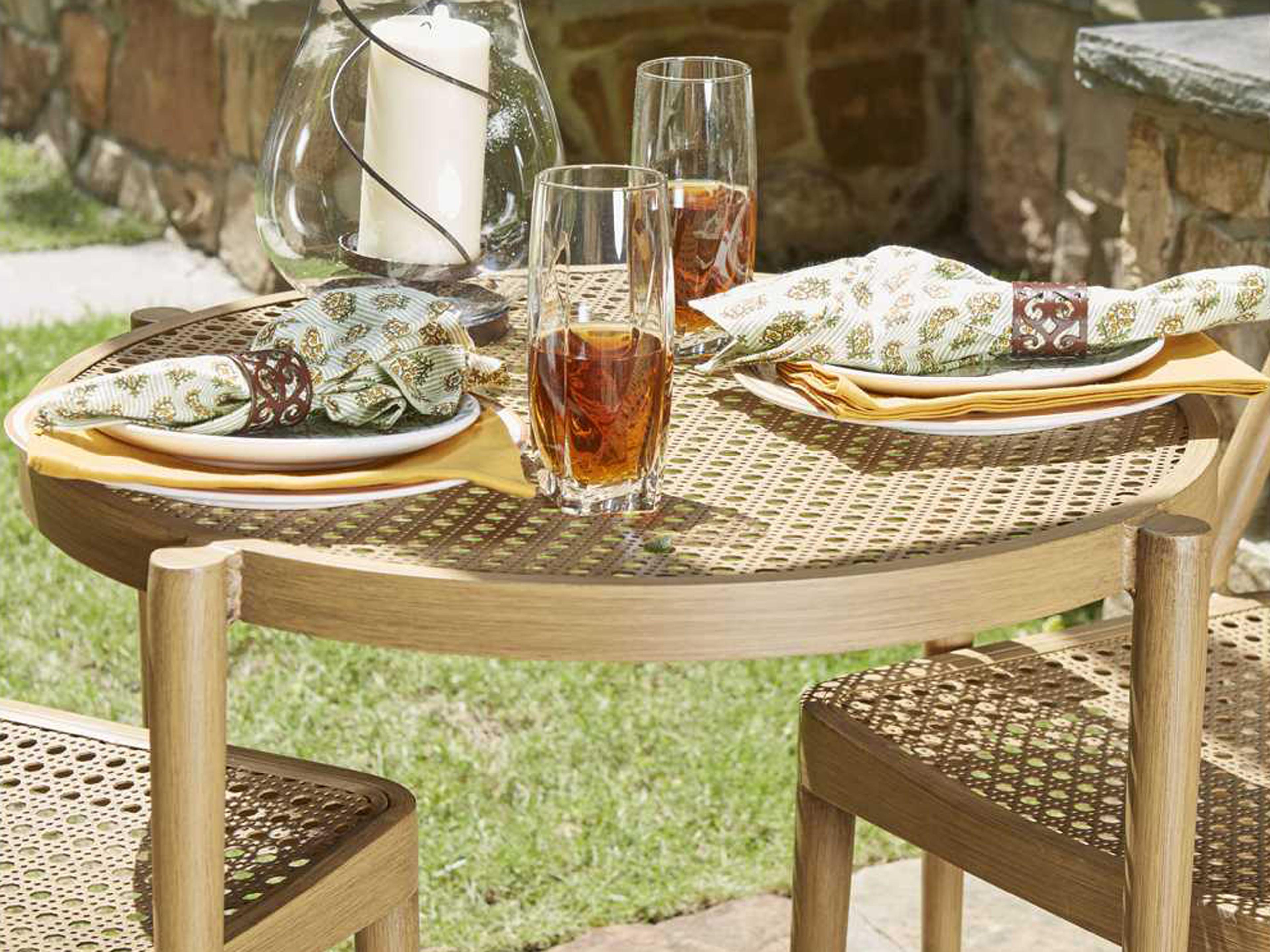Woodard Parc Aluminum Bistro Set