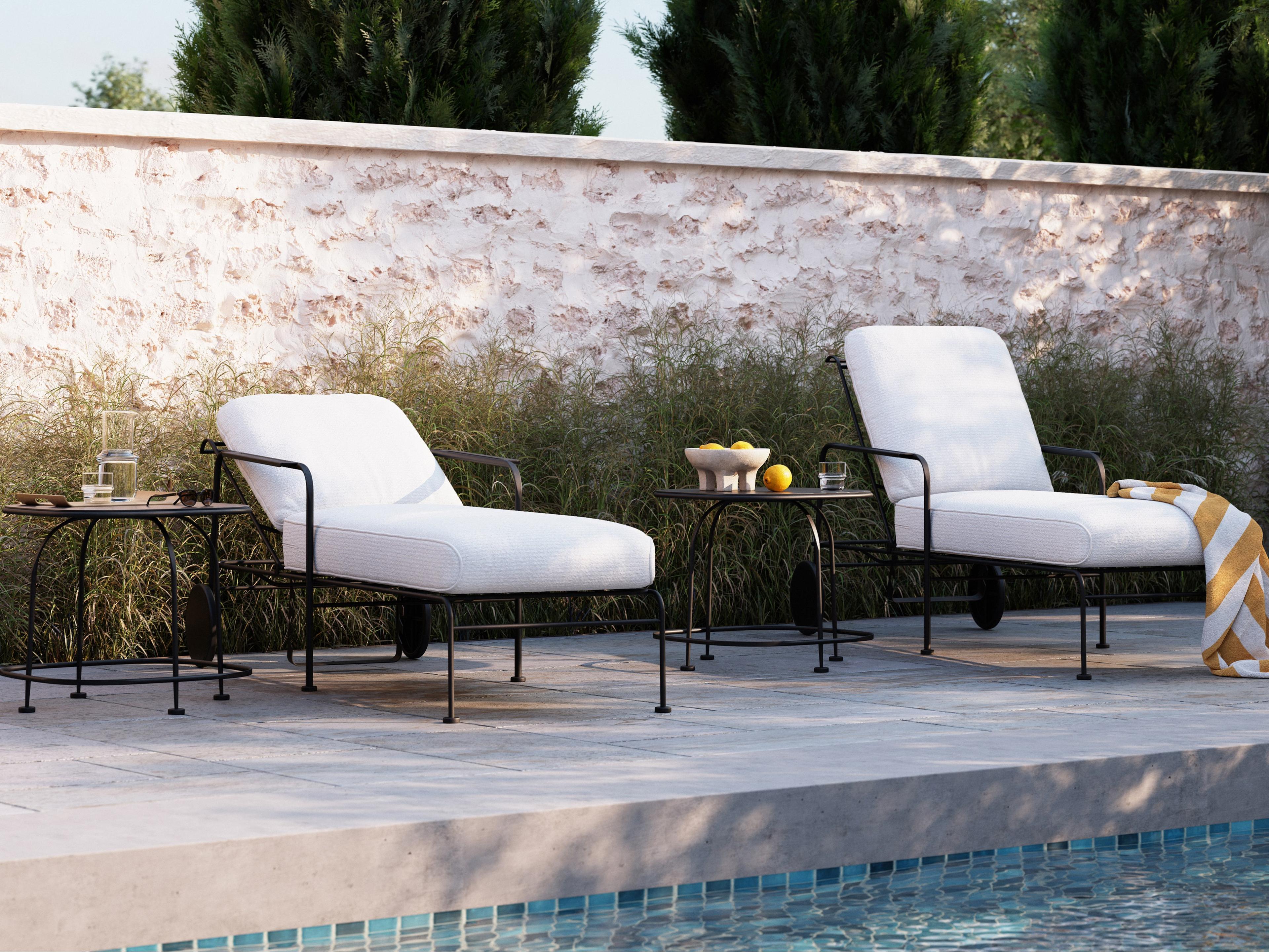 Reed Wrought Iron Cushion Lounge Set