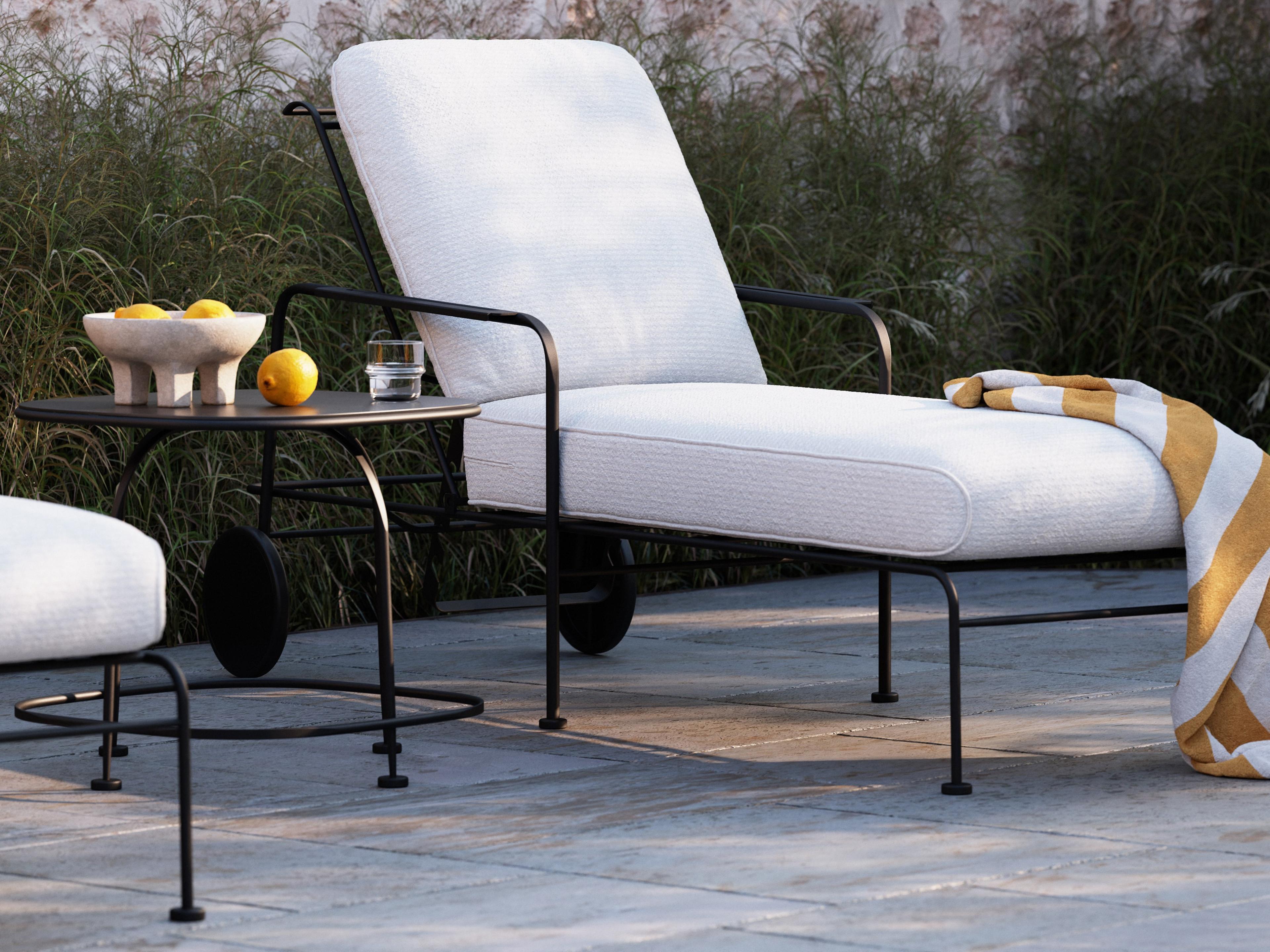 Reed Wrought Iron Cushion Lounge Set