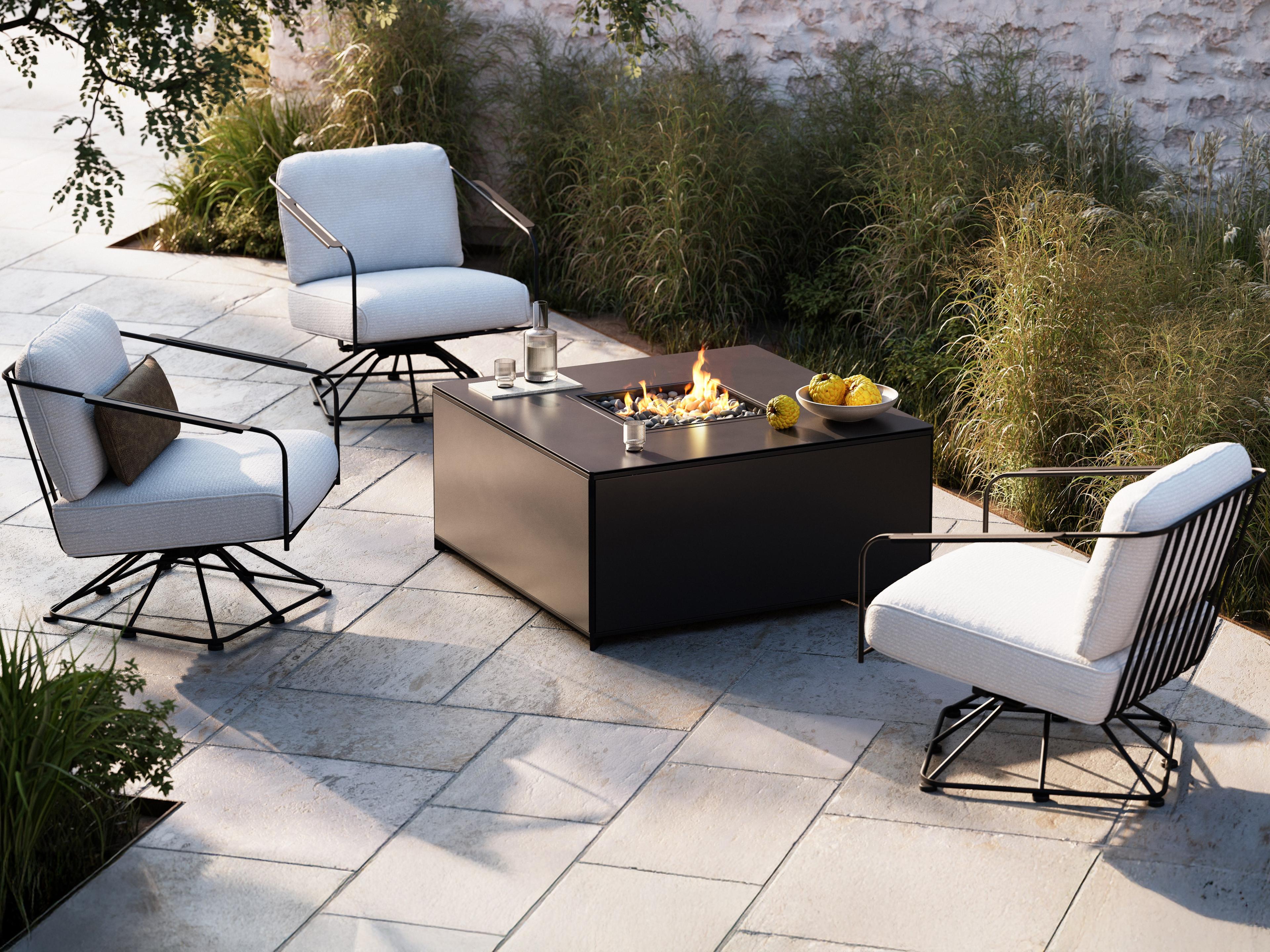 Reed Wrought Iron Cushion Lounge Set