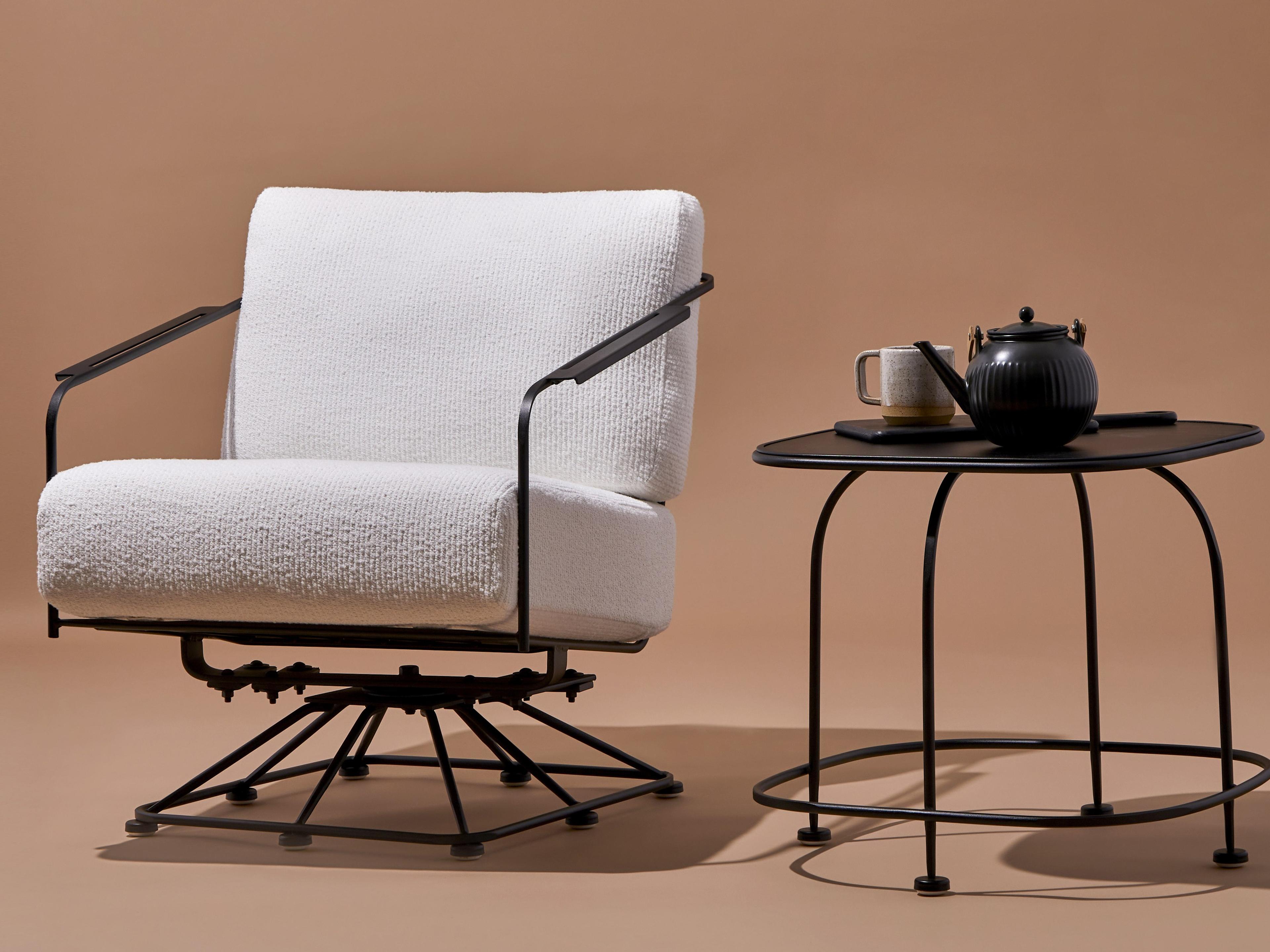 Reed Wrought Iron Cushion Lounge Set