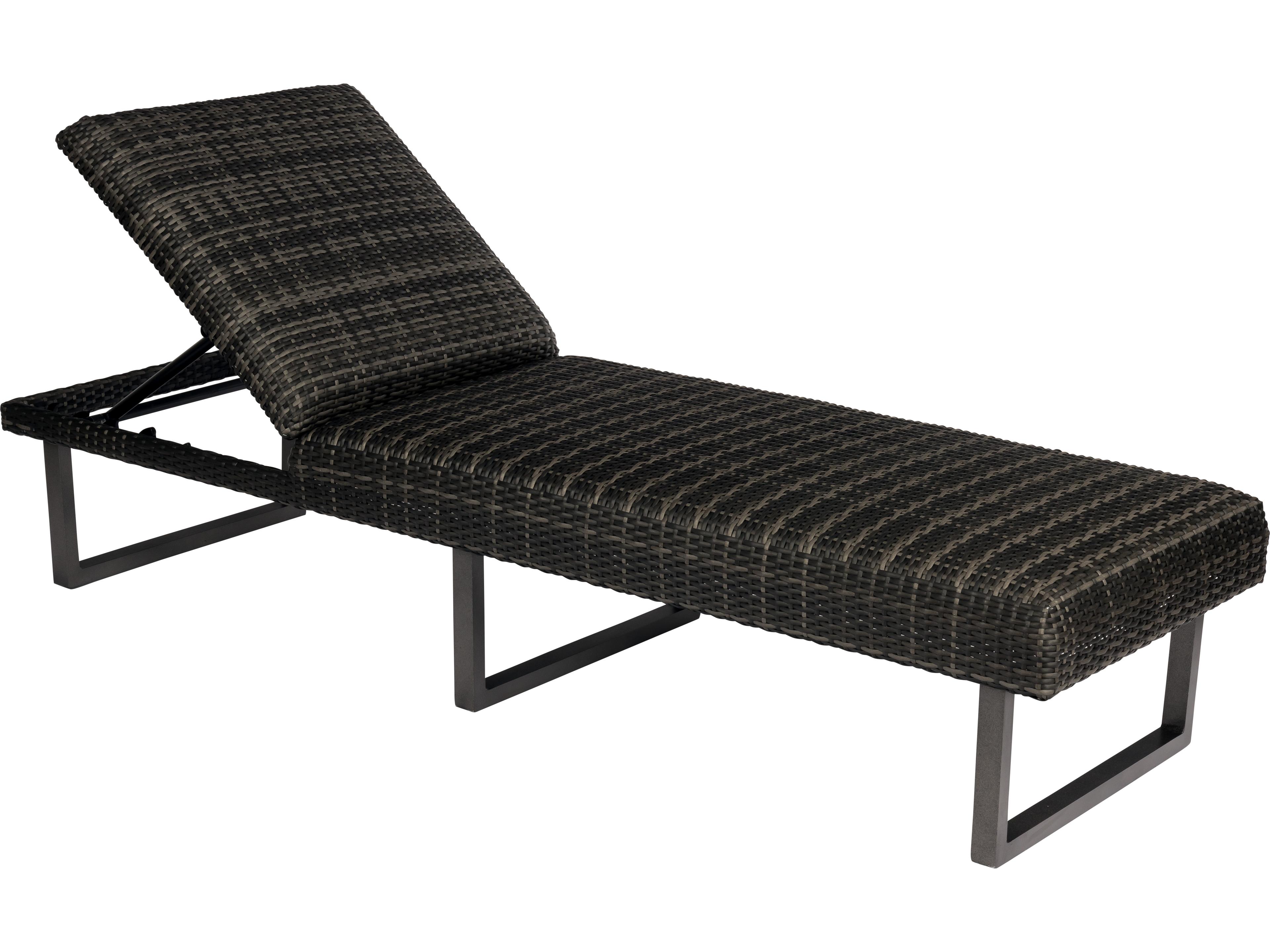Harper Adjustable Chaise Lounge Modern Wicker