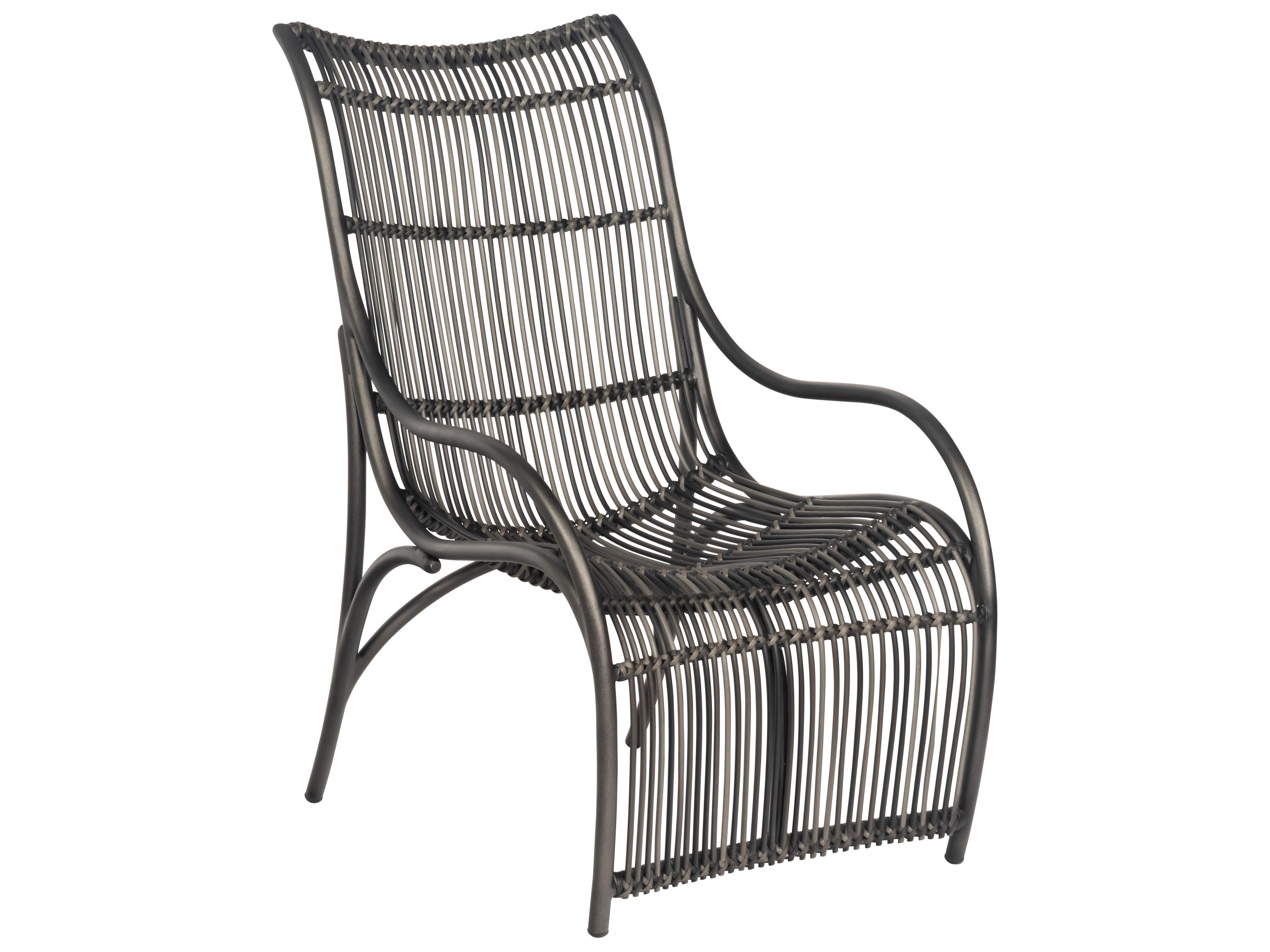 Cape Wicker Charcoal Gray Cape Outdoor Patio Lounge Chair
