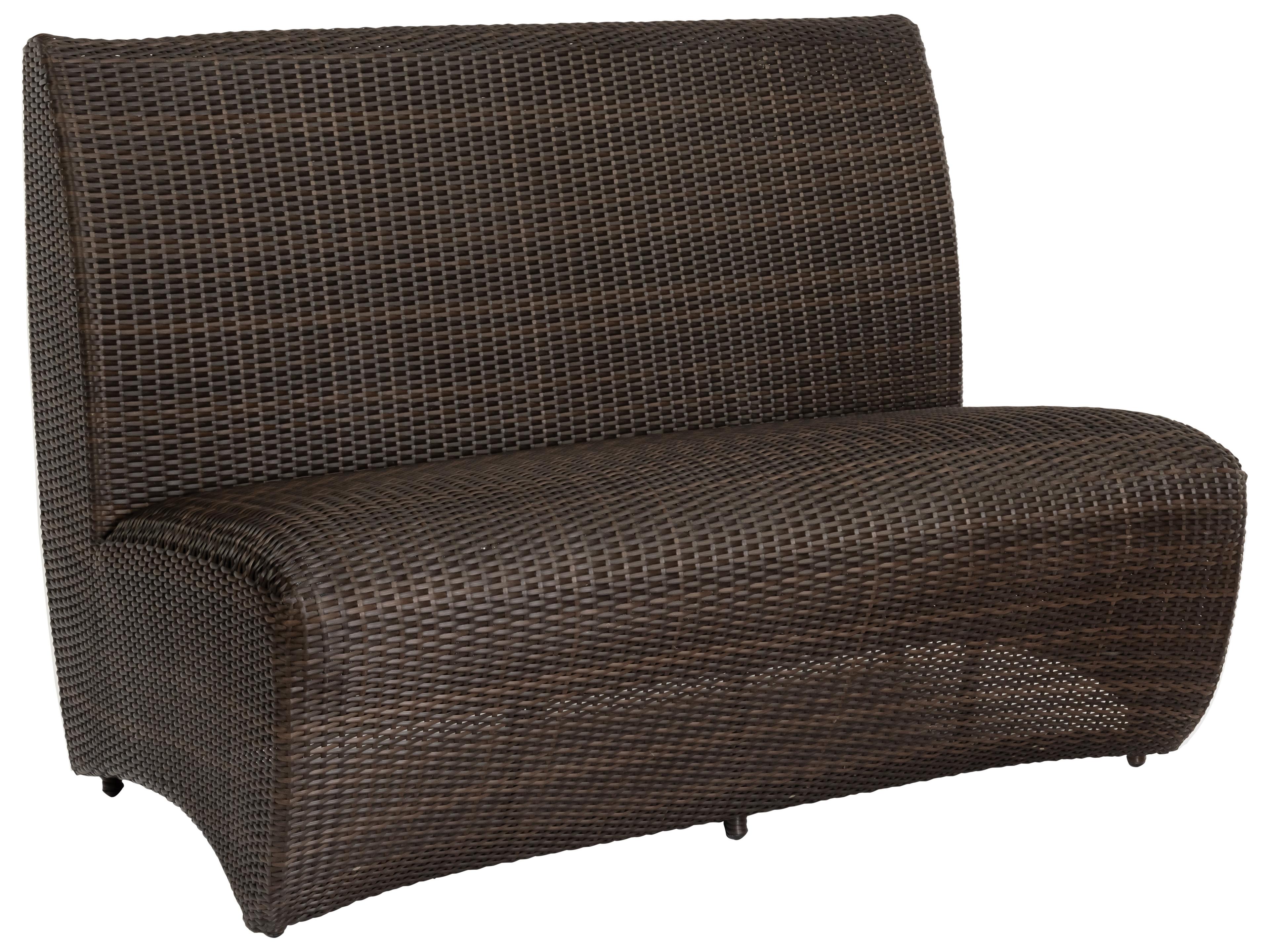 Woodard Whitecraft All Weather Wicker Banquette