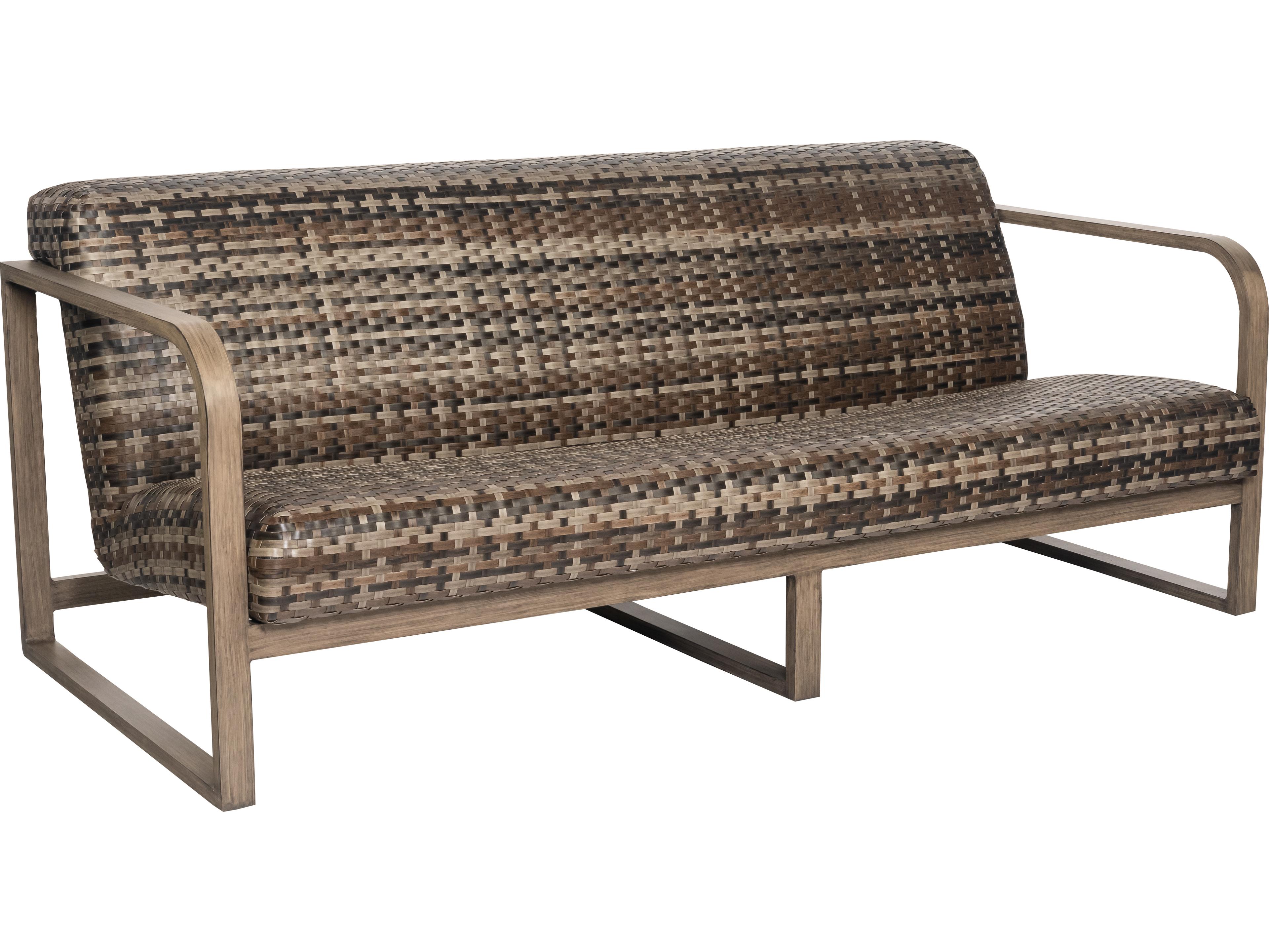 Reunion Wicker Calico Patio Sofa
