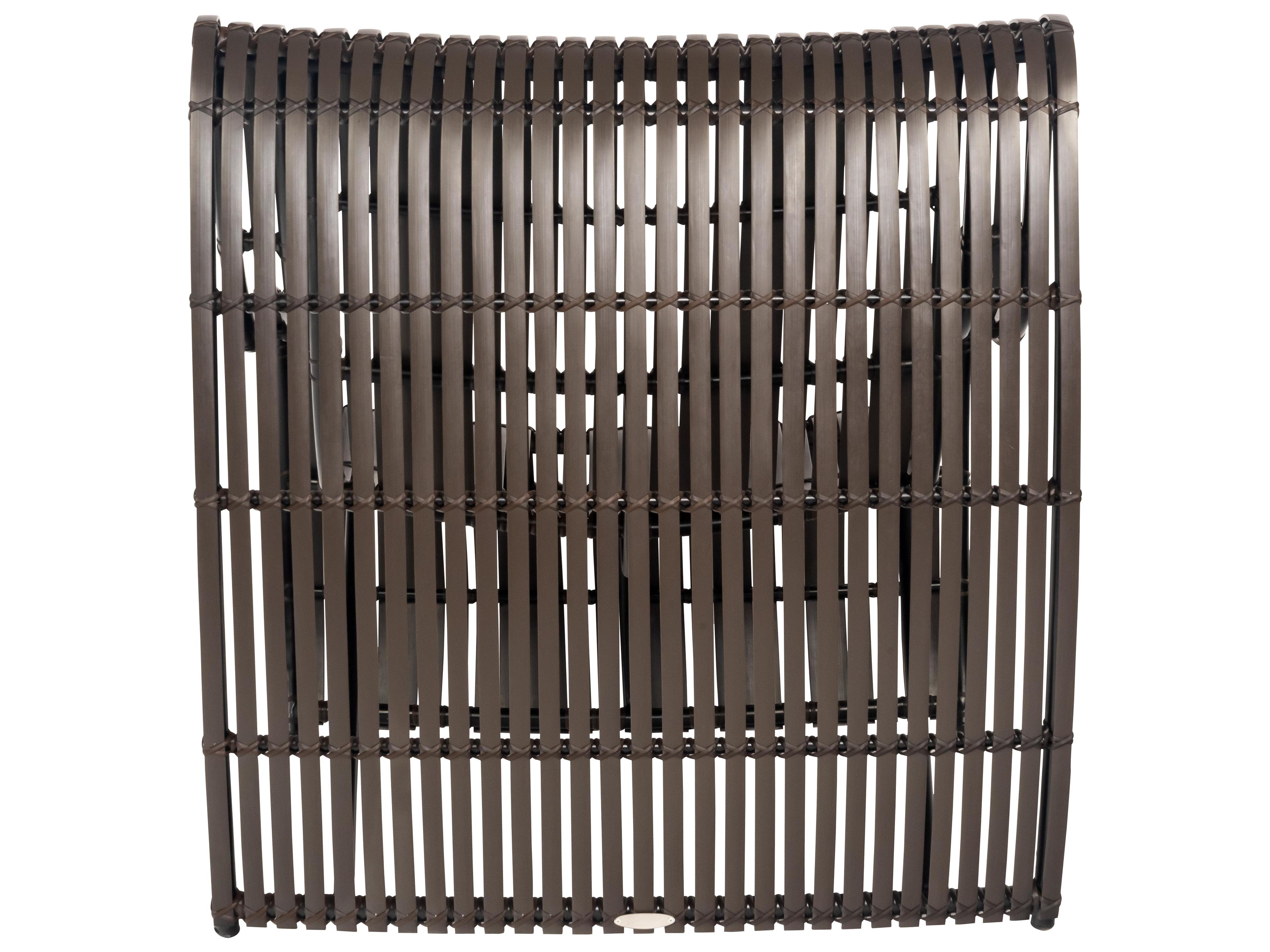 Woodard Loft Resin Cocoa Large Outdoor Loveseat