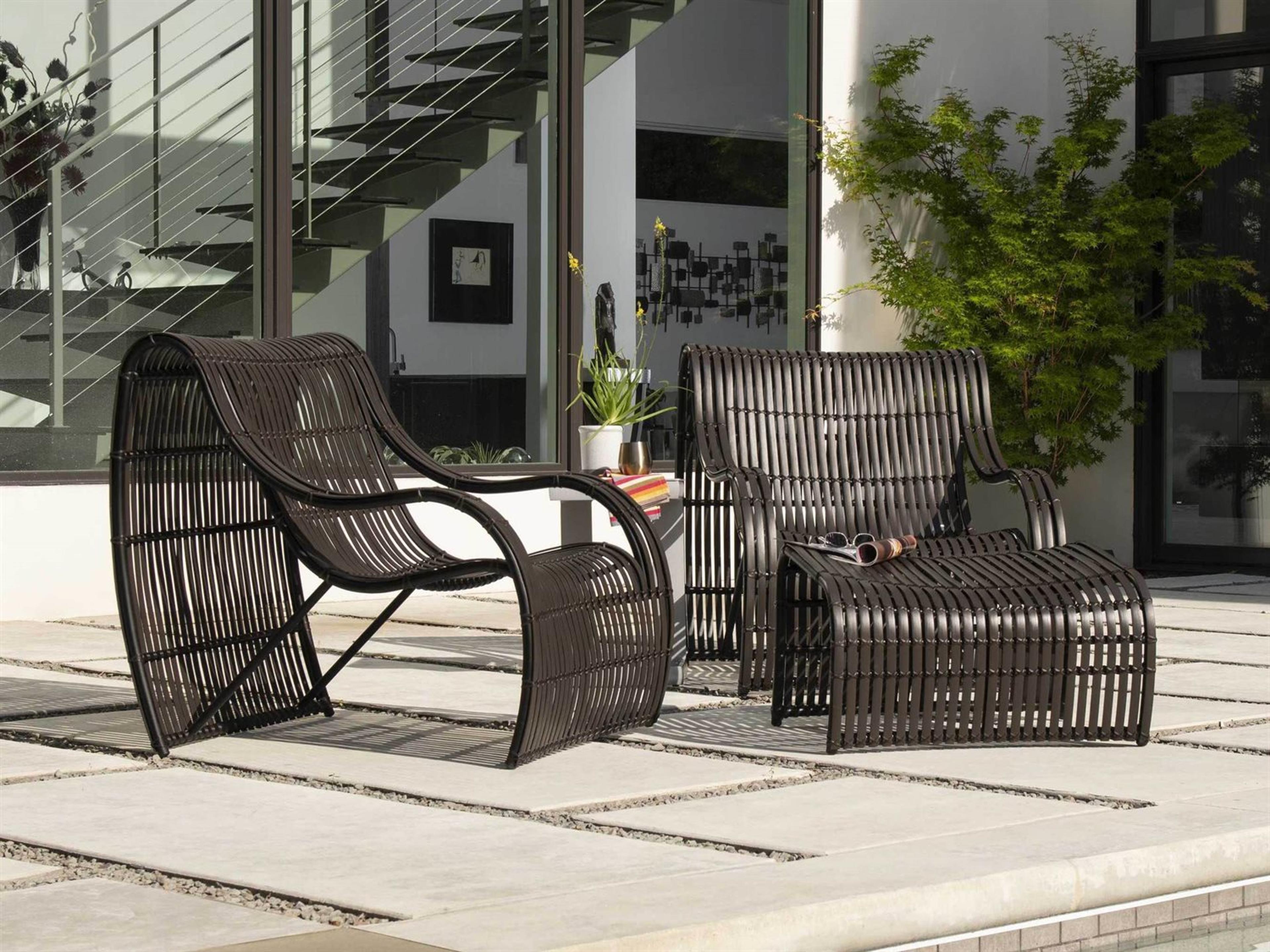 Woodard Loft Resin Cocoa Large Outdoor Loveseat