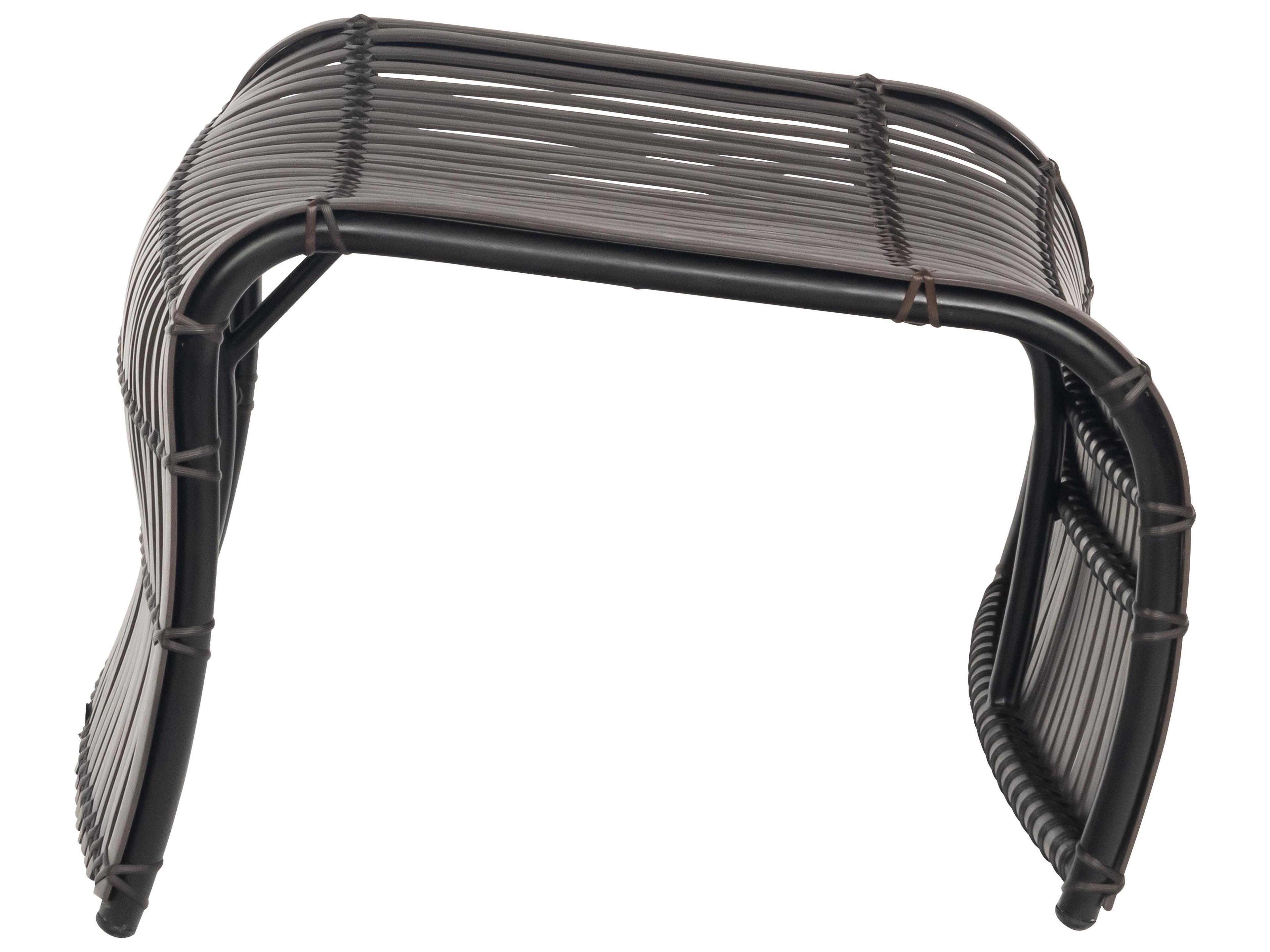 Woodard Loft Resin Cocoa Patio Ottoman