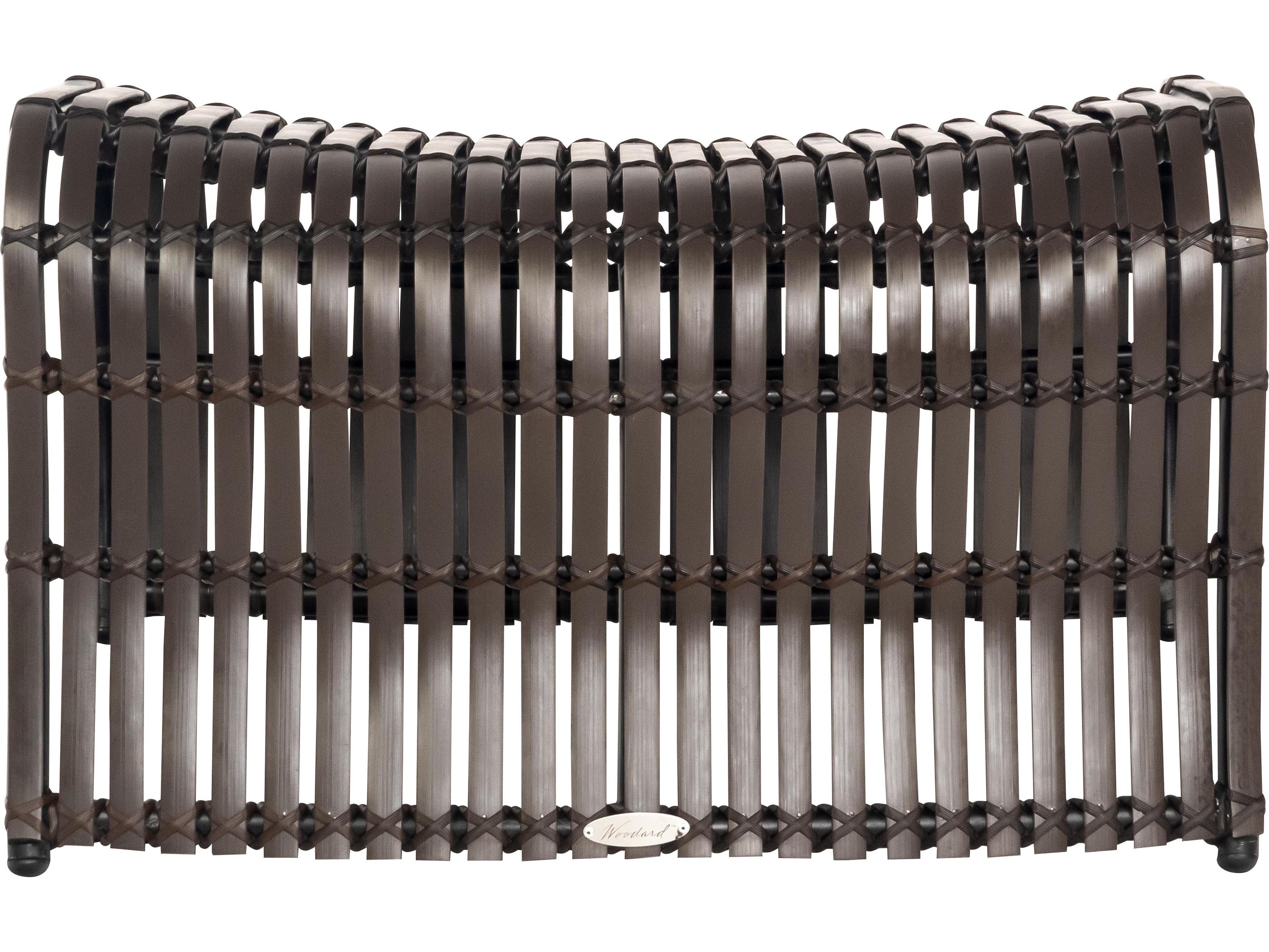 Woodard Loft Resin Cocoa Patio Ottoman