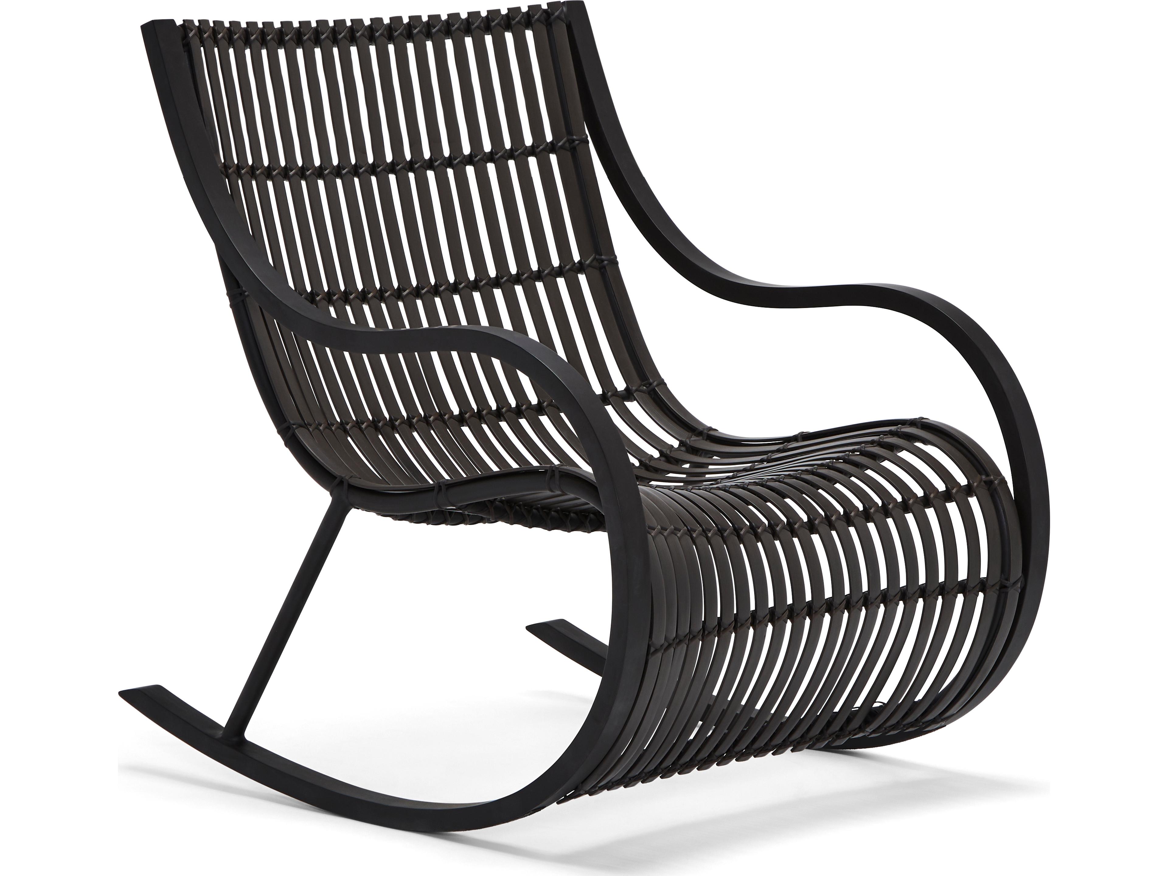 Loft Resin Cocoa Outdoor Patio Rocker Chair