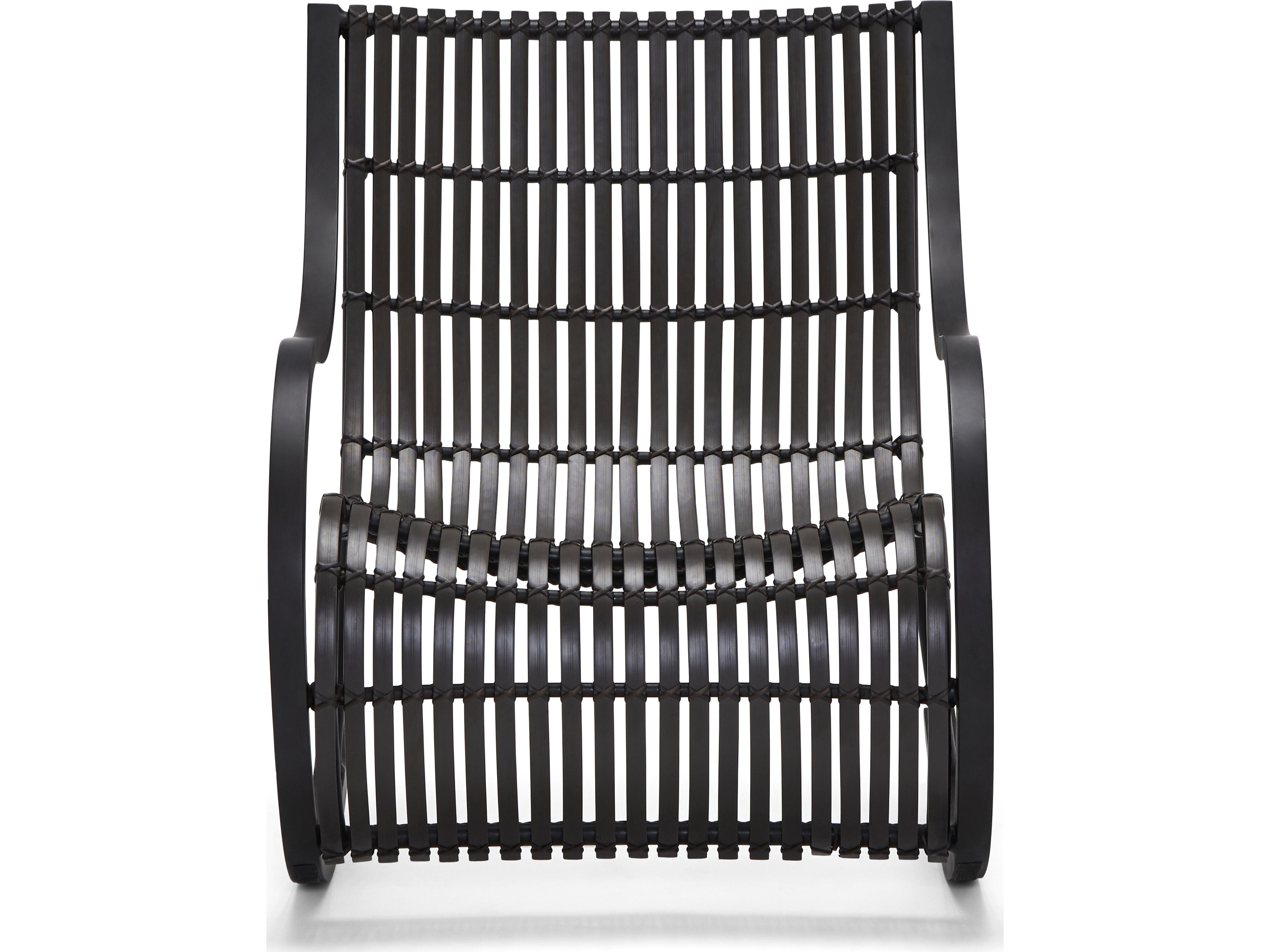 Woodard Loft Resin Cocoa Outdoor Patio Rocker Chair