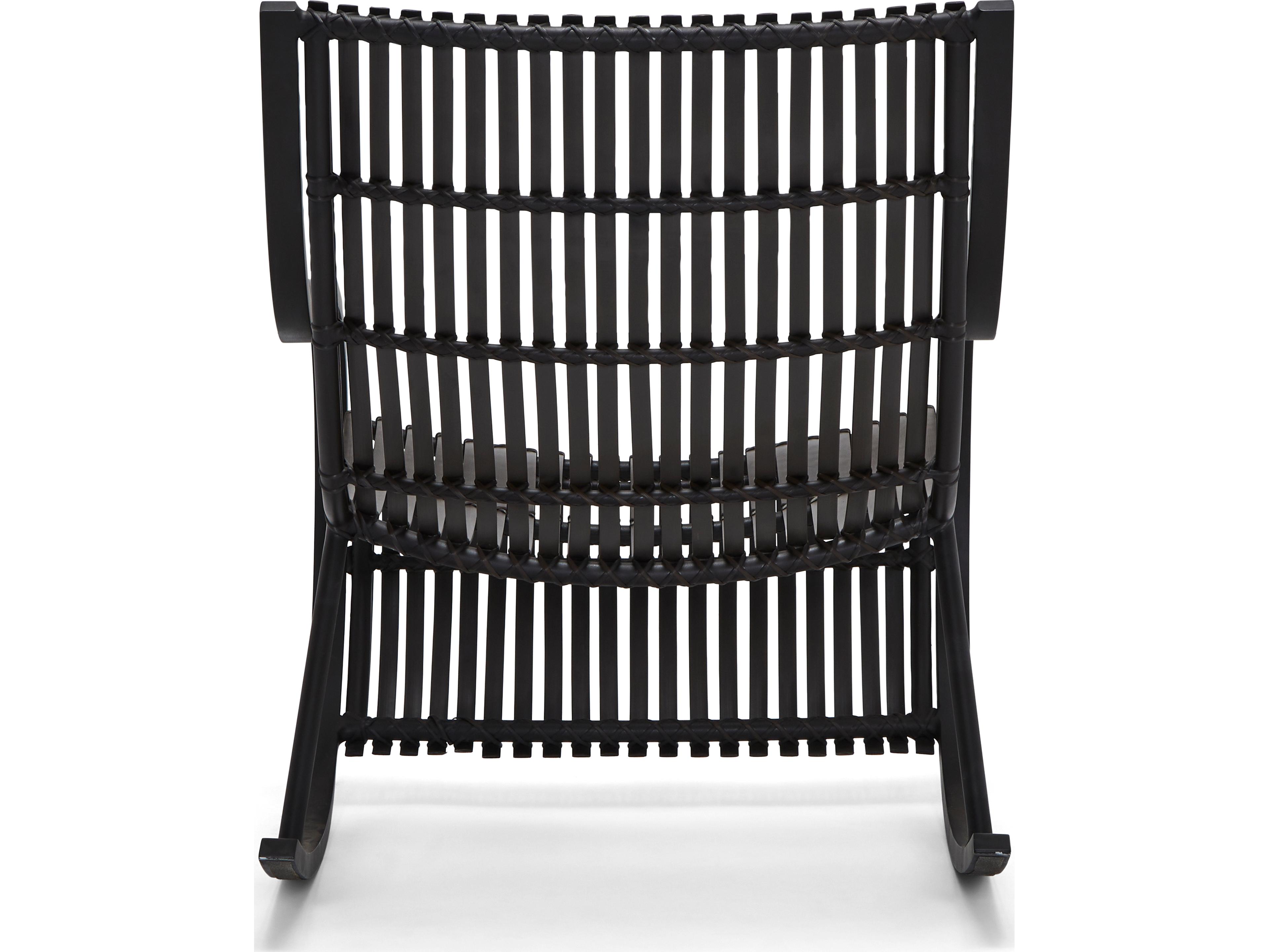 Woodard Loft Resin Cocoa Outdoor Patio Rocker Chair