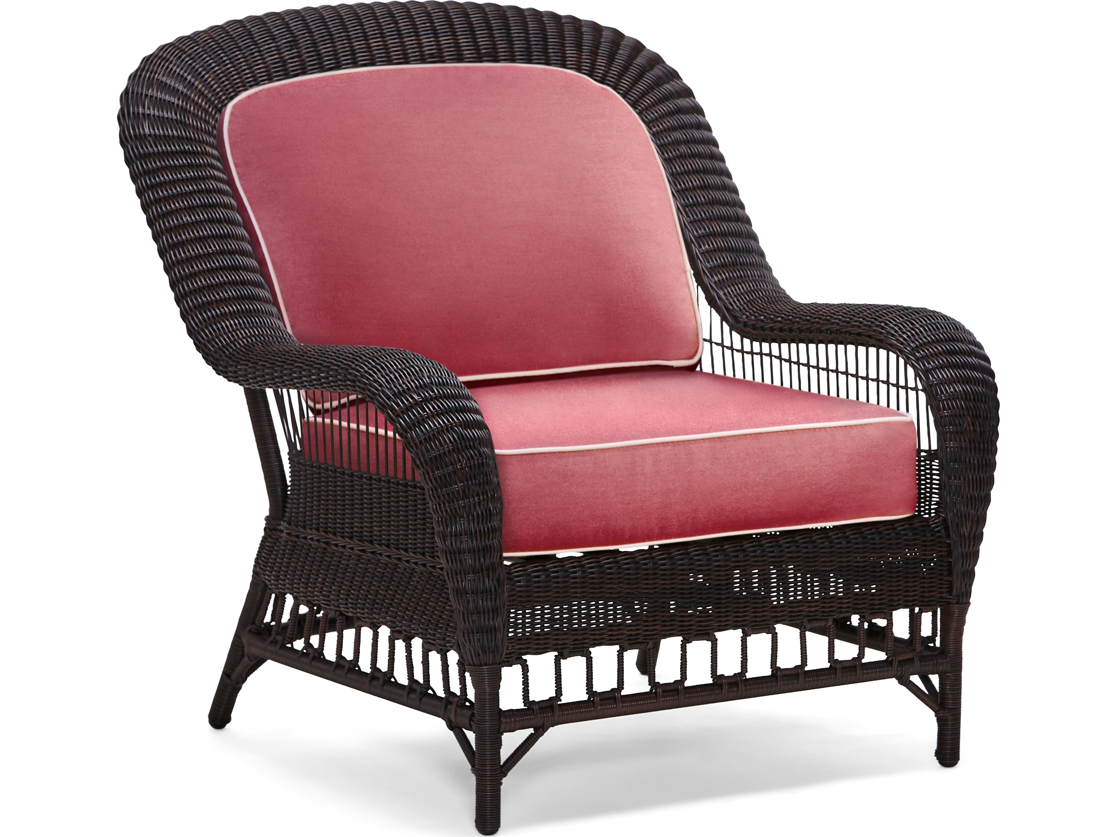 Alexa Hampton San Michele Wicker Outdoor Lounge Chair