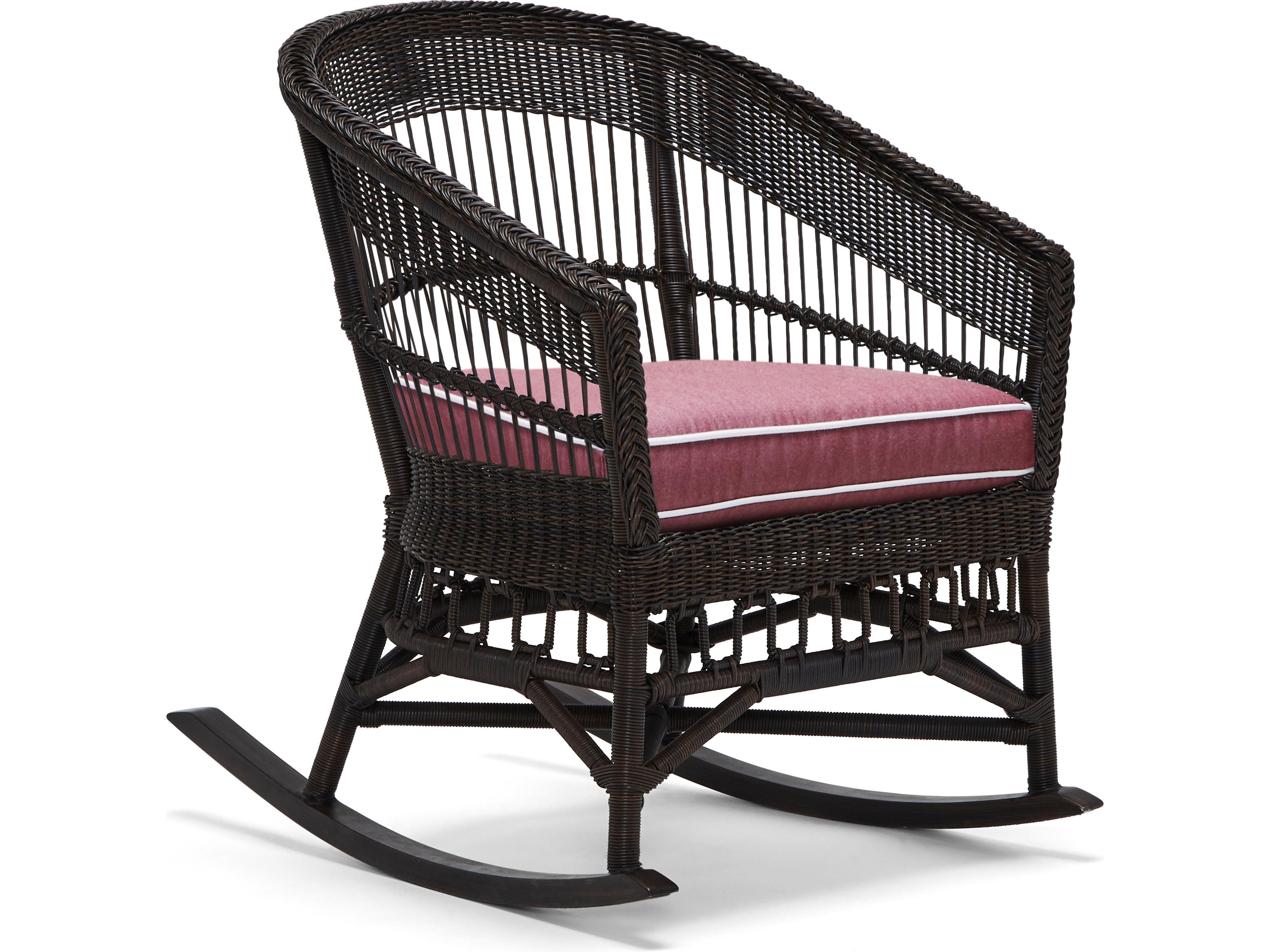 Alexa Hampton San Michele Wicker Patio Rocker Chair
