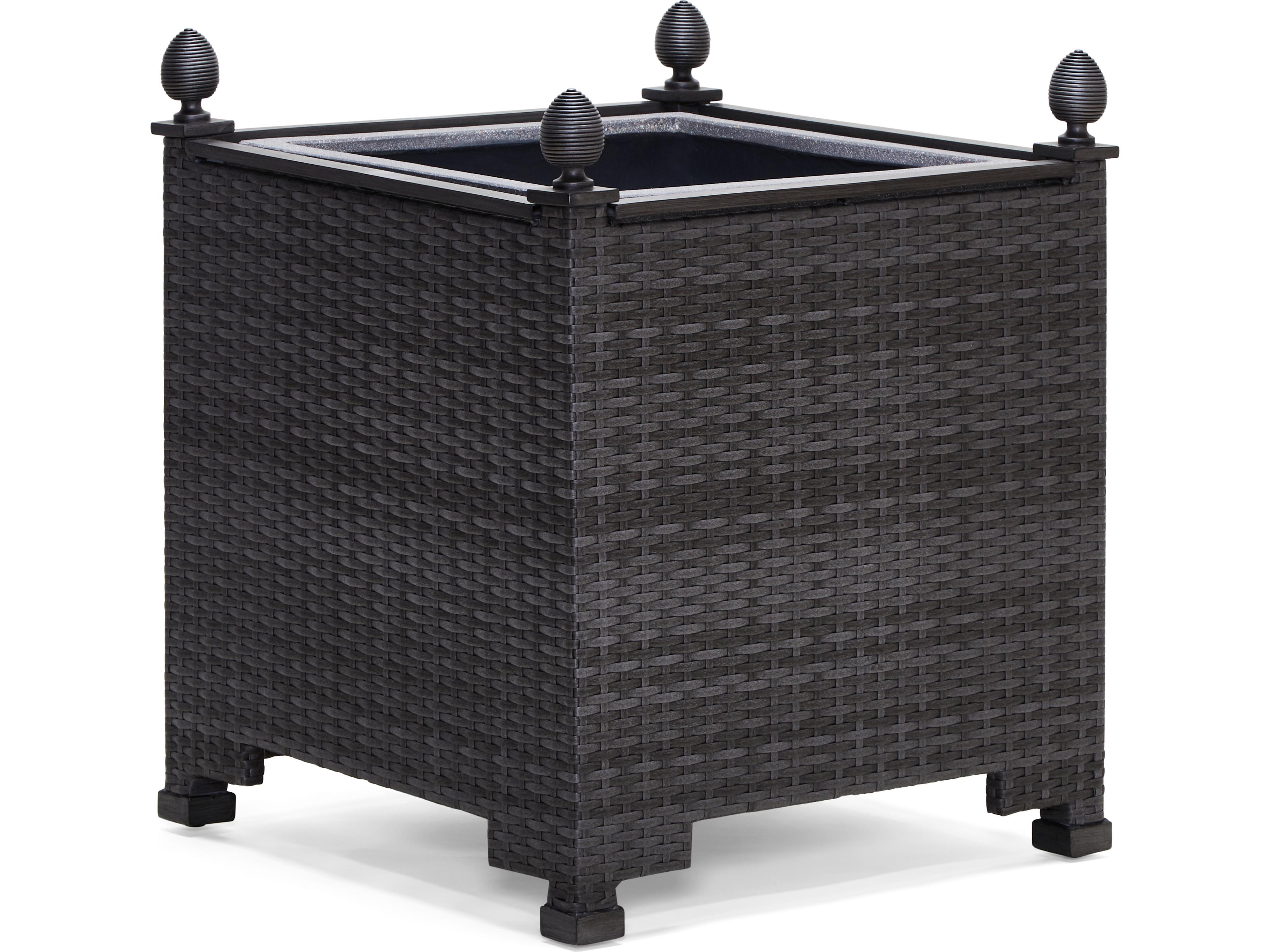 Alexa Hampton Lorenzo Wicker 20'' Square Planter