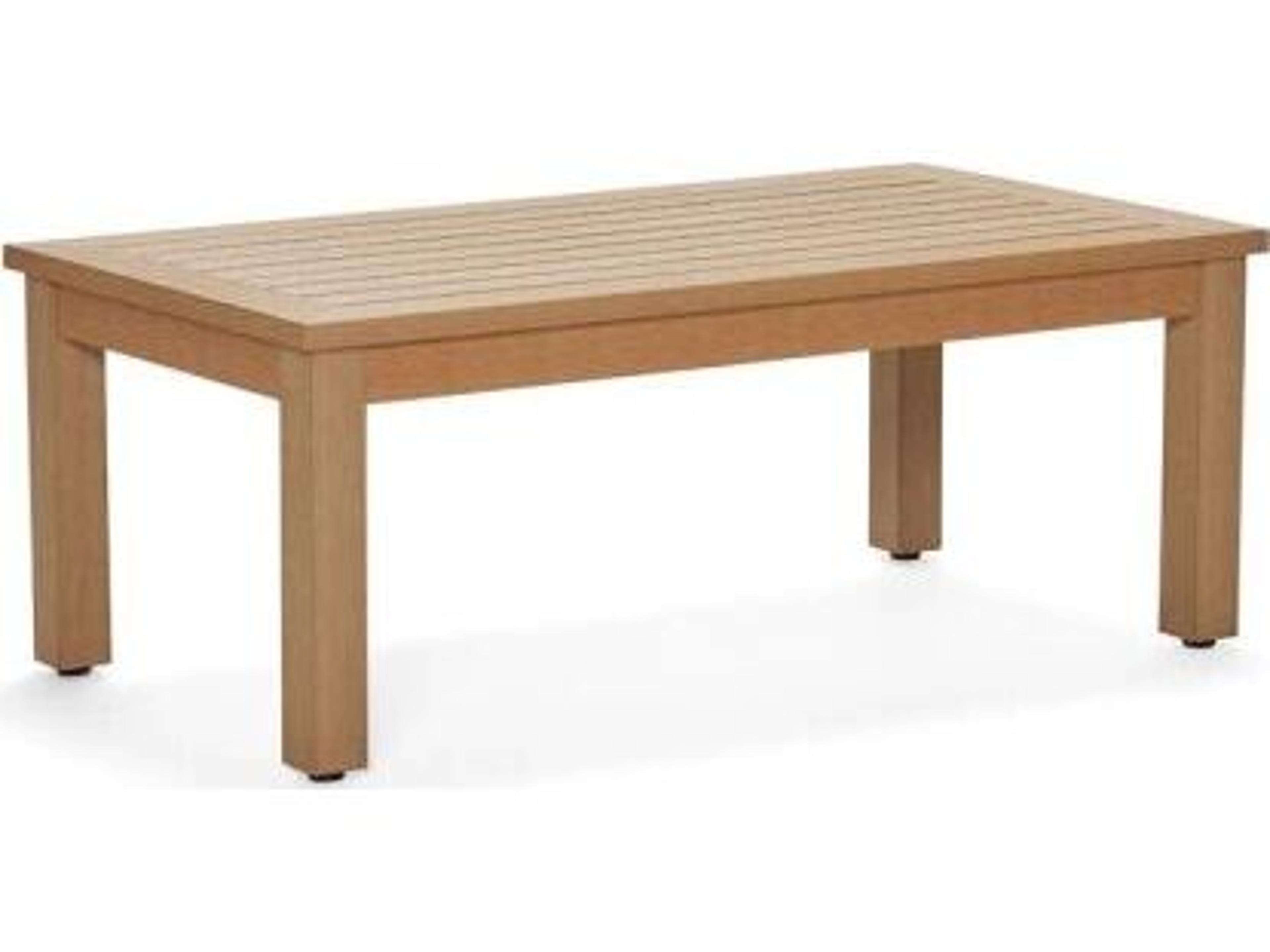 Sierra Next Teak Rectangular Outdoor Patio Coffee Table