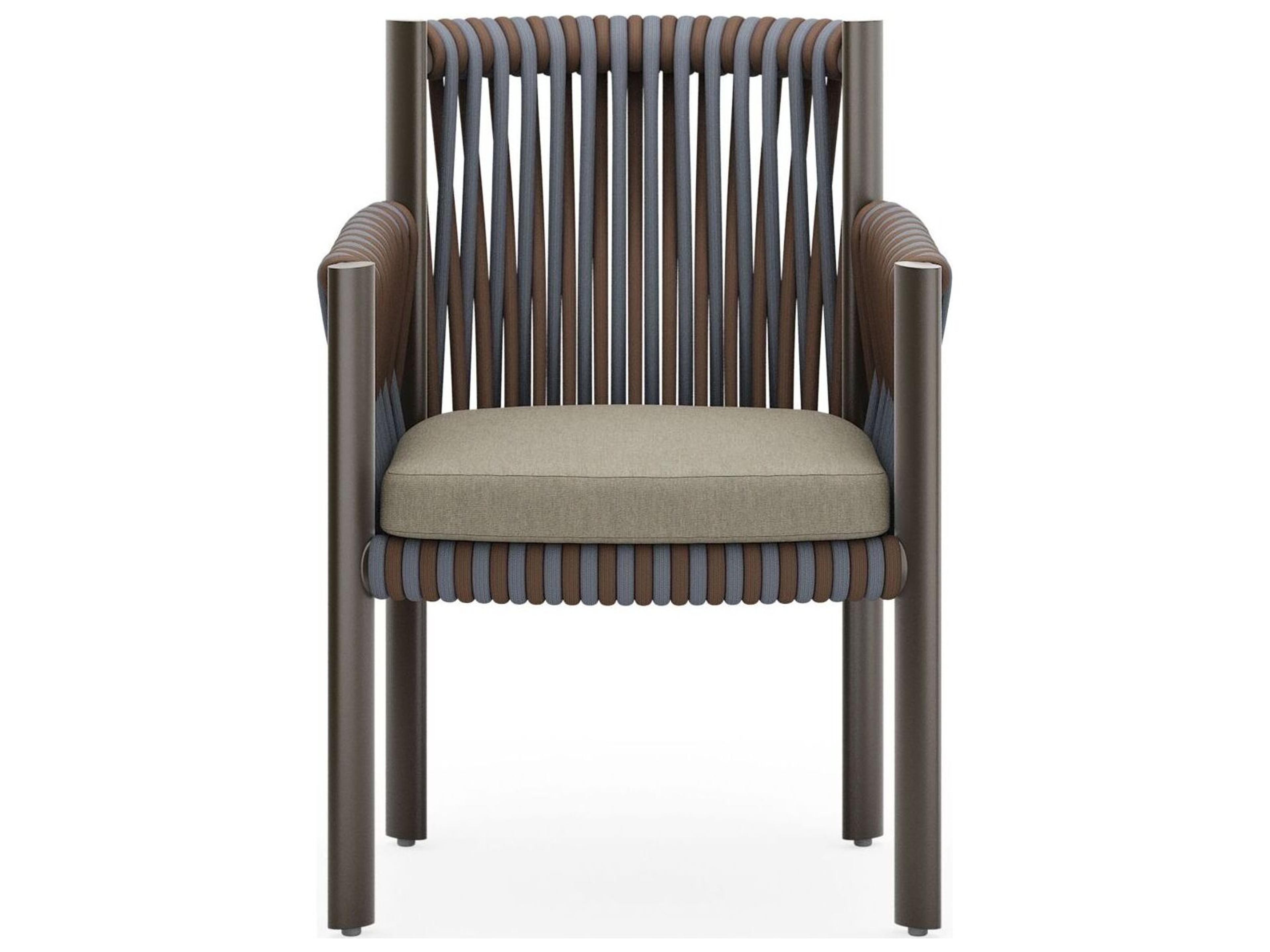 Woodard Eve Aluminum Cushion Dining Chair